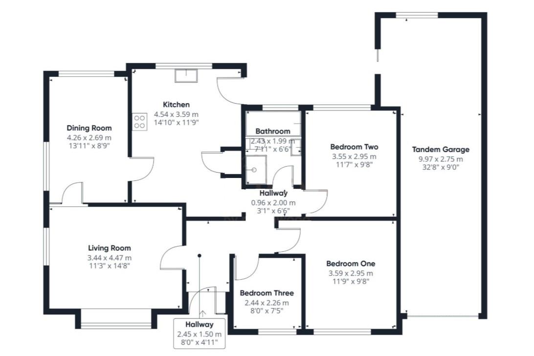 1, Church Lane, Sandbach floorplan