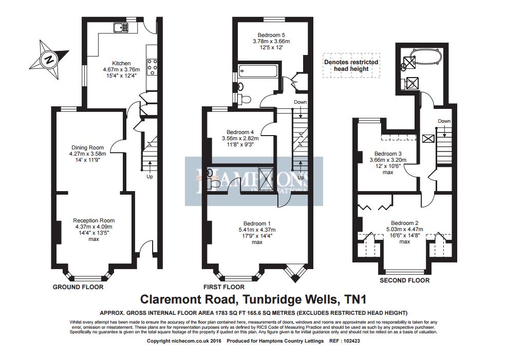18, Claremont Road, Tunbridge Wells floorplan