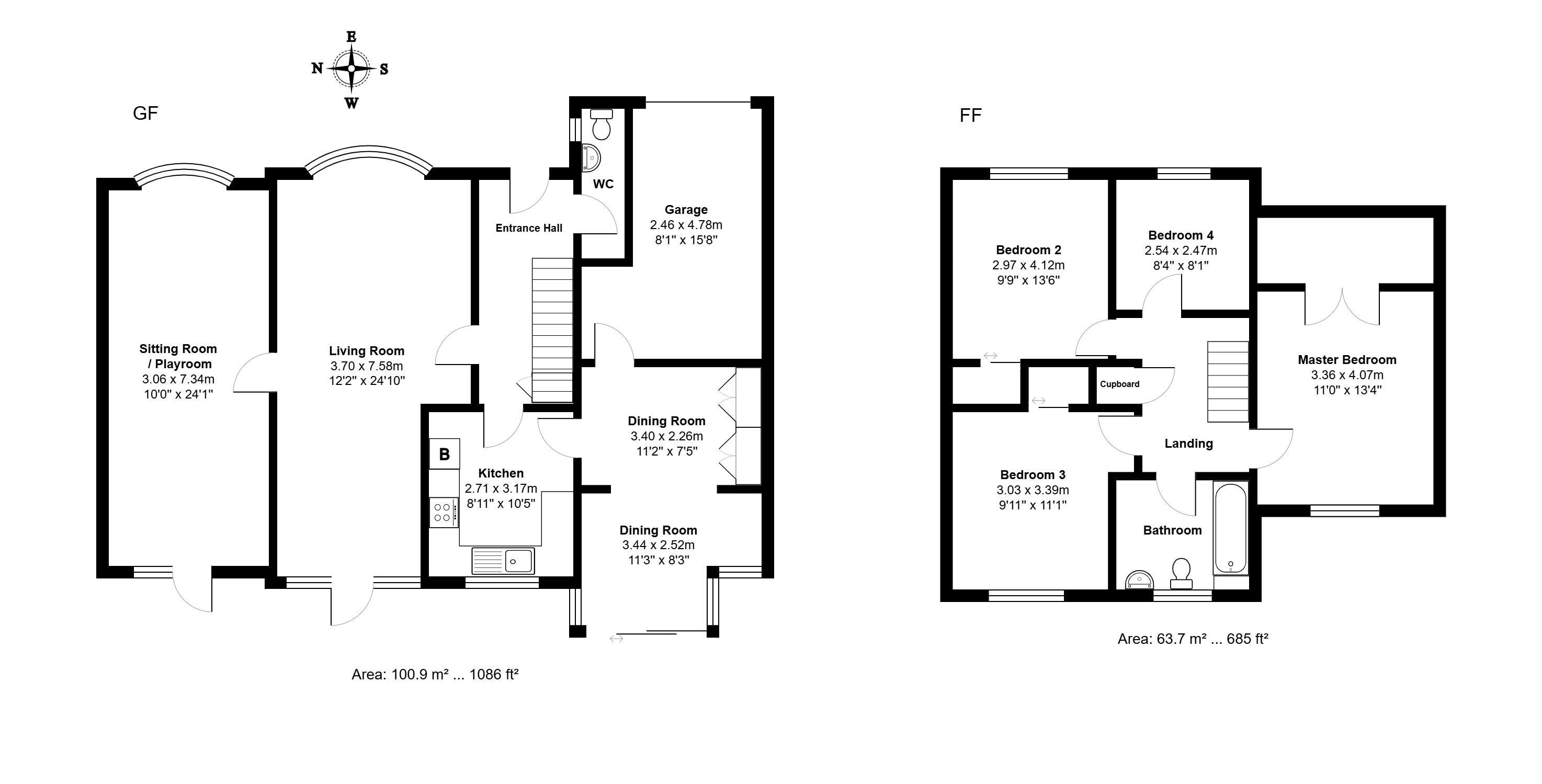 22, Cumbria Close, Bristol floorplan