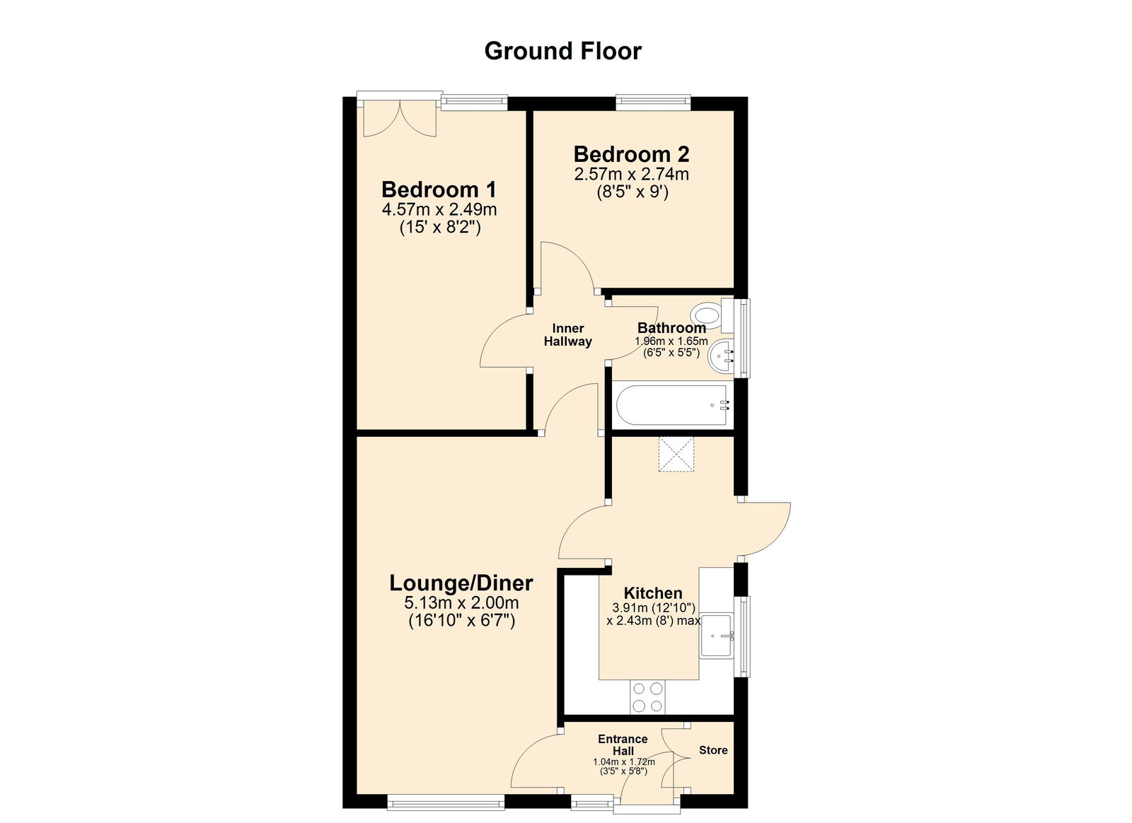 31, Queens Drive, Swadlincote floorplan