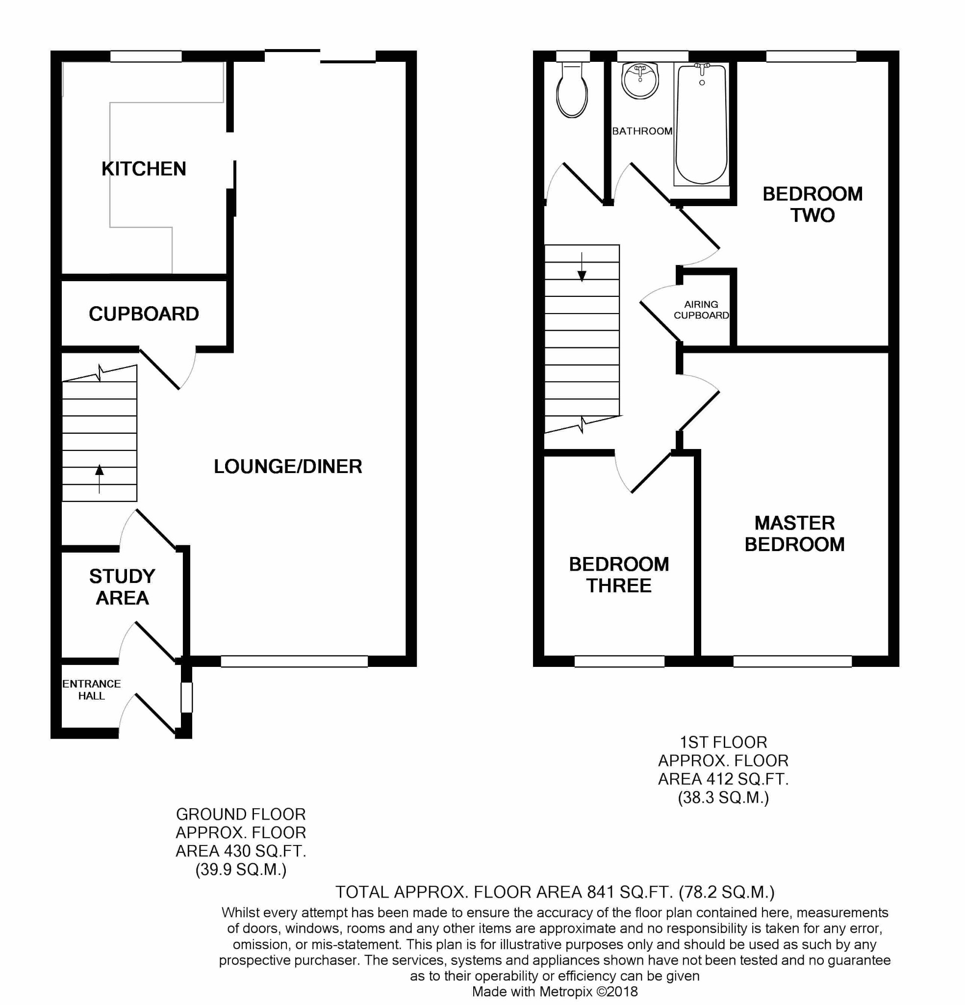 3 Bedrooms Terraced house for sale in Blenheim Road, Horsham RH12