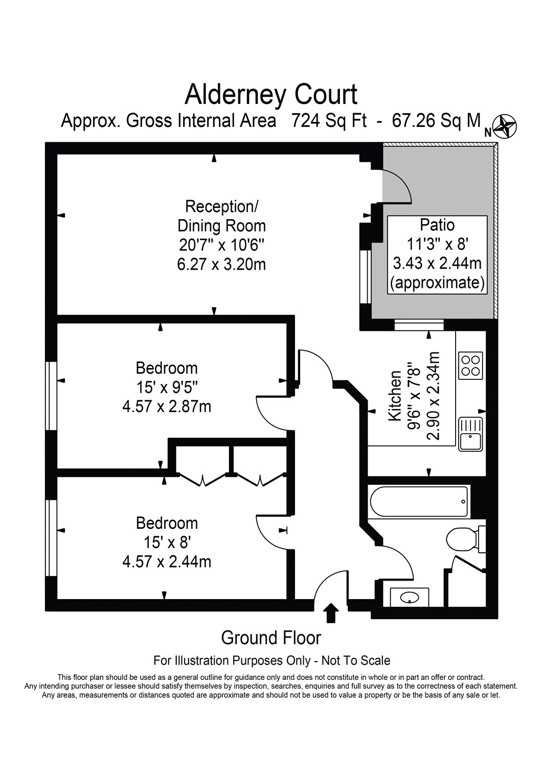 2 Bedrooms Flat to rent in Alderney Court, 70 Trafalgar Road, London SE10