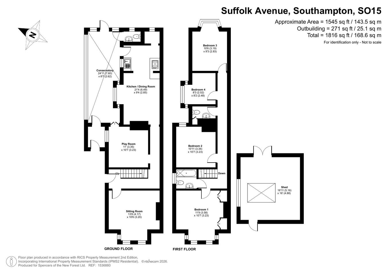 Suffolk Avenue, Southampton floorplan