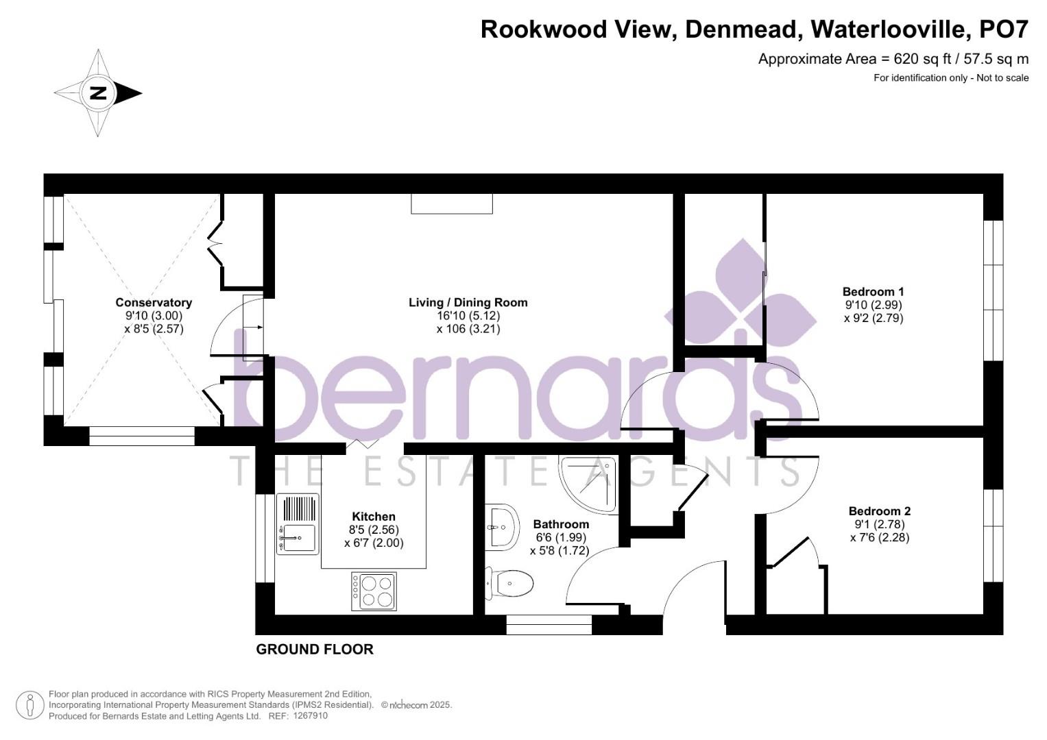 44, Rookwood View, Waterlooville floorplan