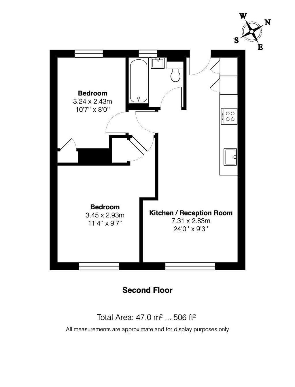 25, Hawkslade Road, Nunhead floorplan