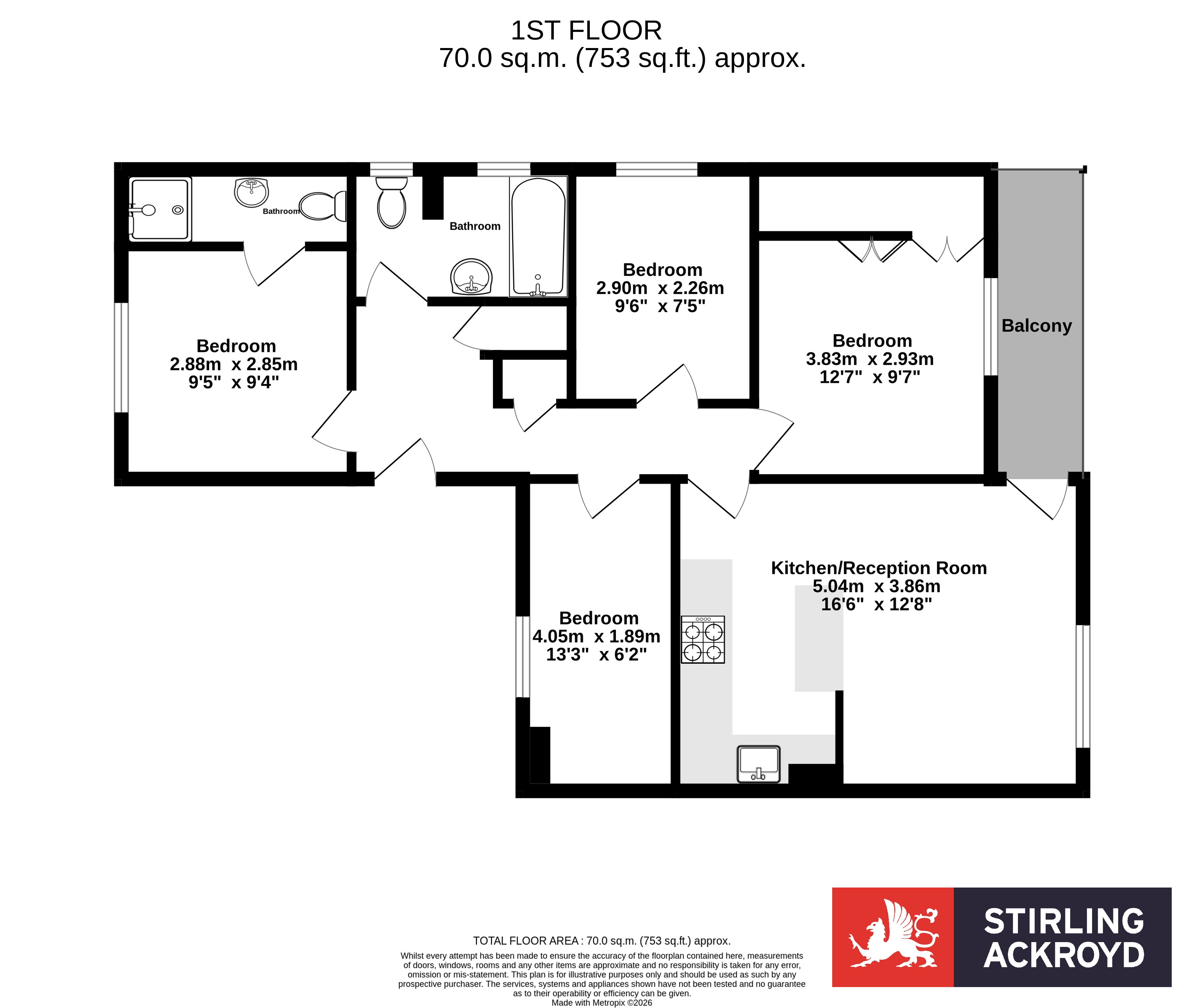 25, Barclay Close, London floorplan