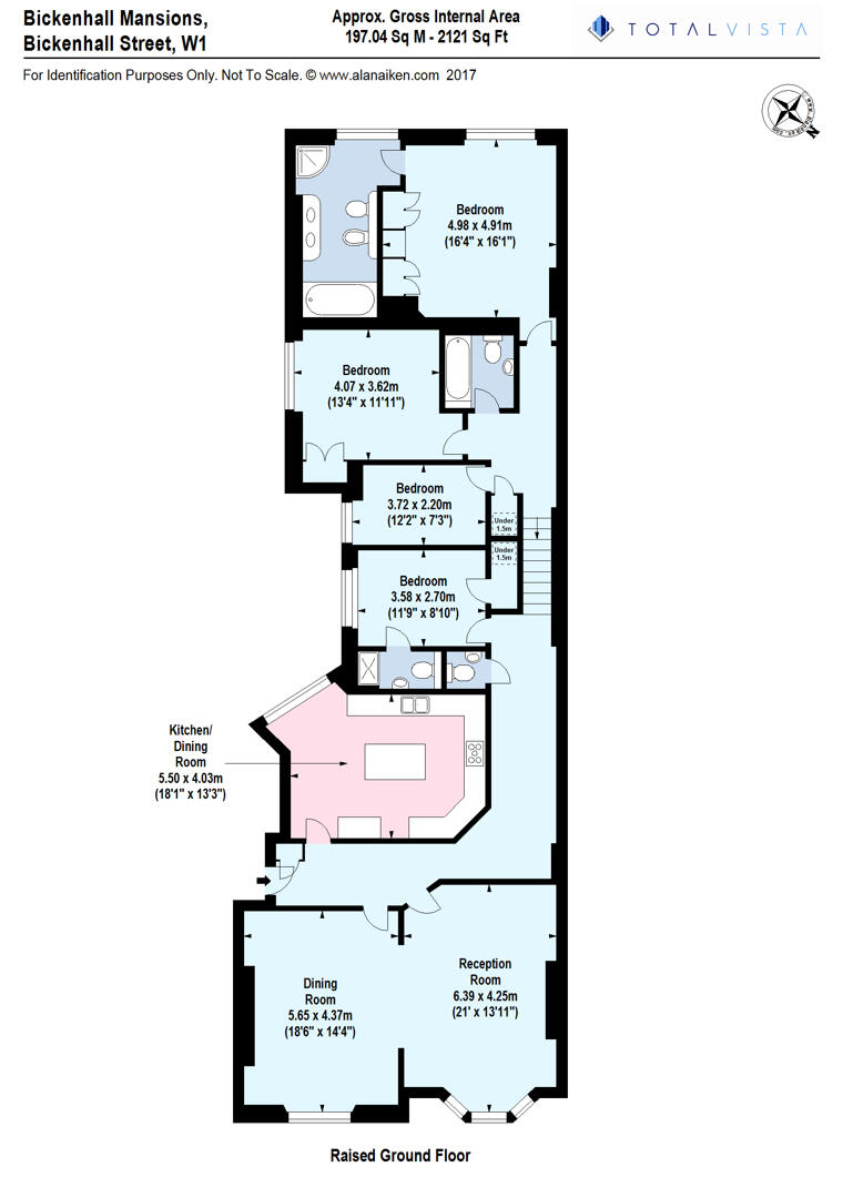 162 Bickenhall Mansions, Bickenhall Street, London floorplan