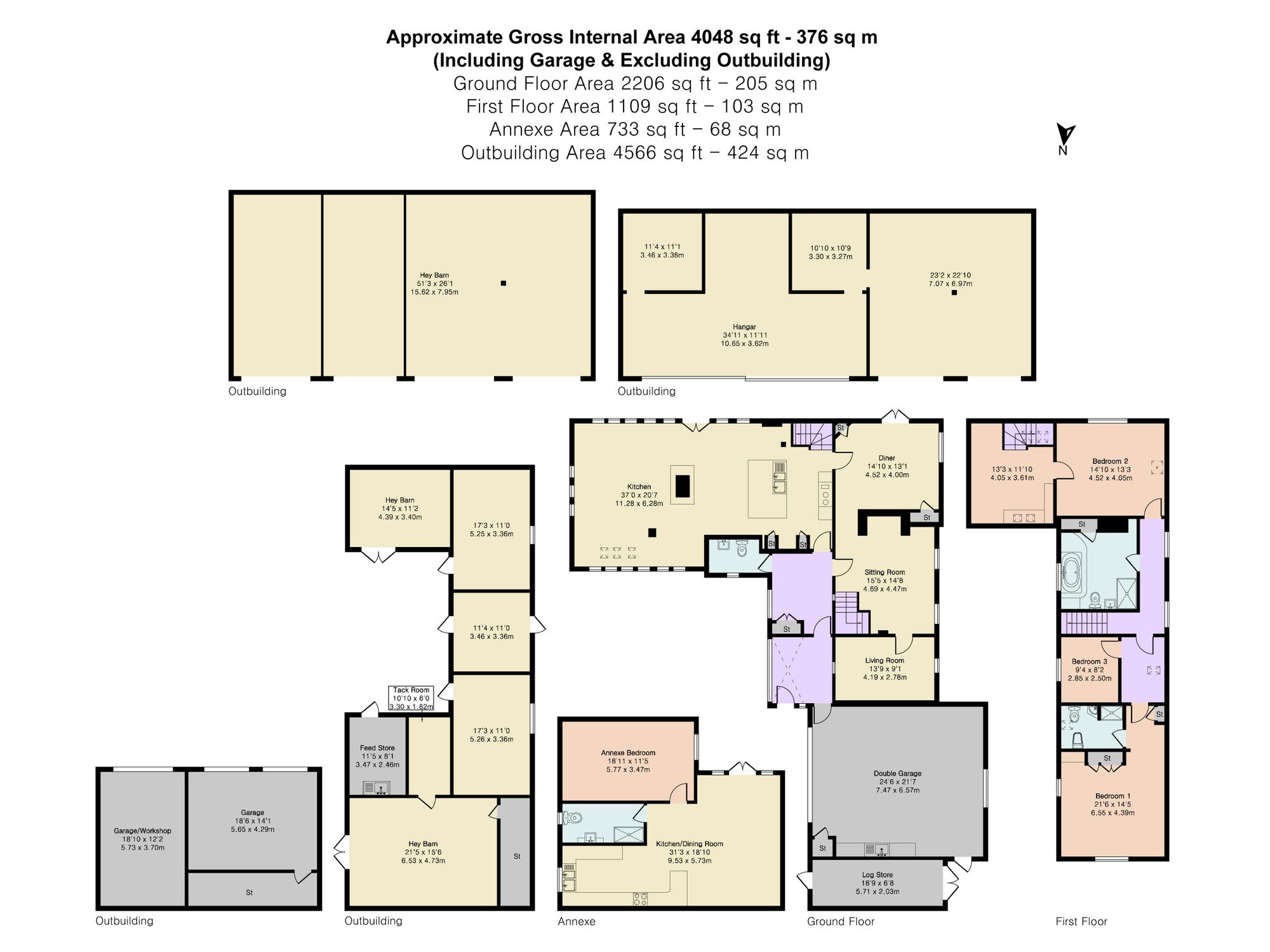 Walnut Cottage Pymoor Lane, Ely floorplan