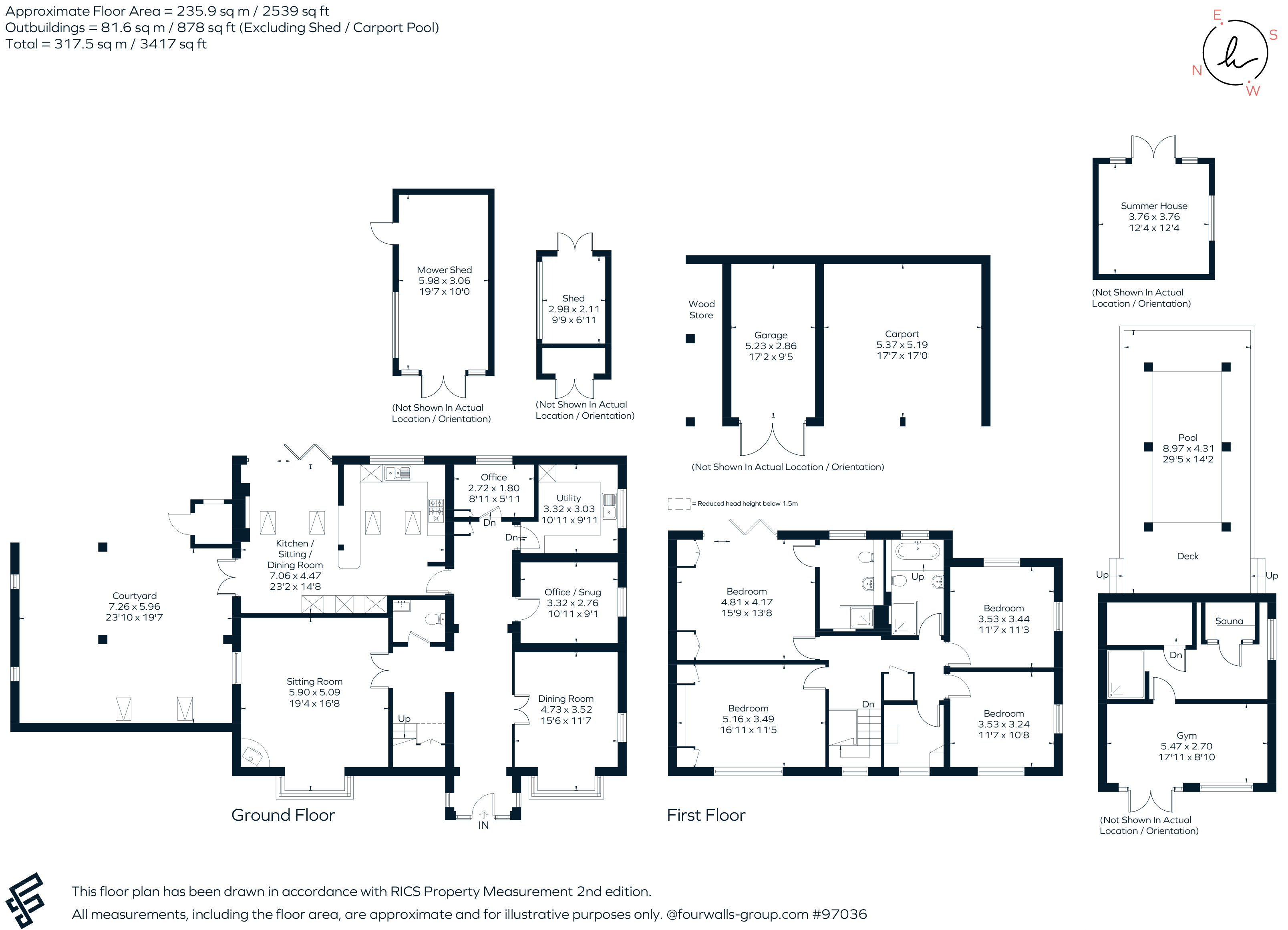 Longdene, Farnham Road, Sleaford floorplan