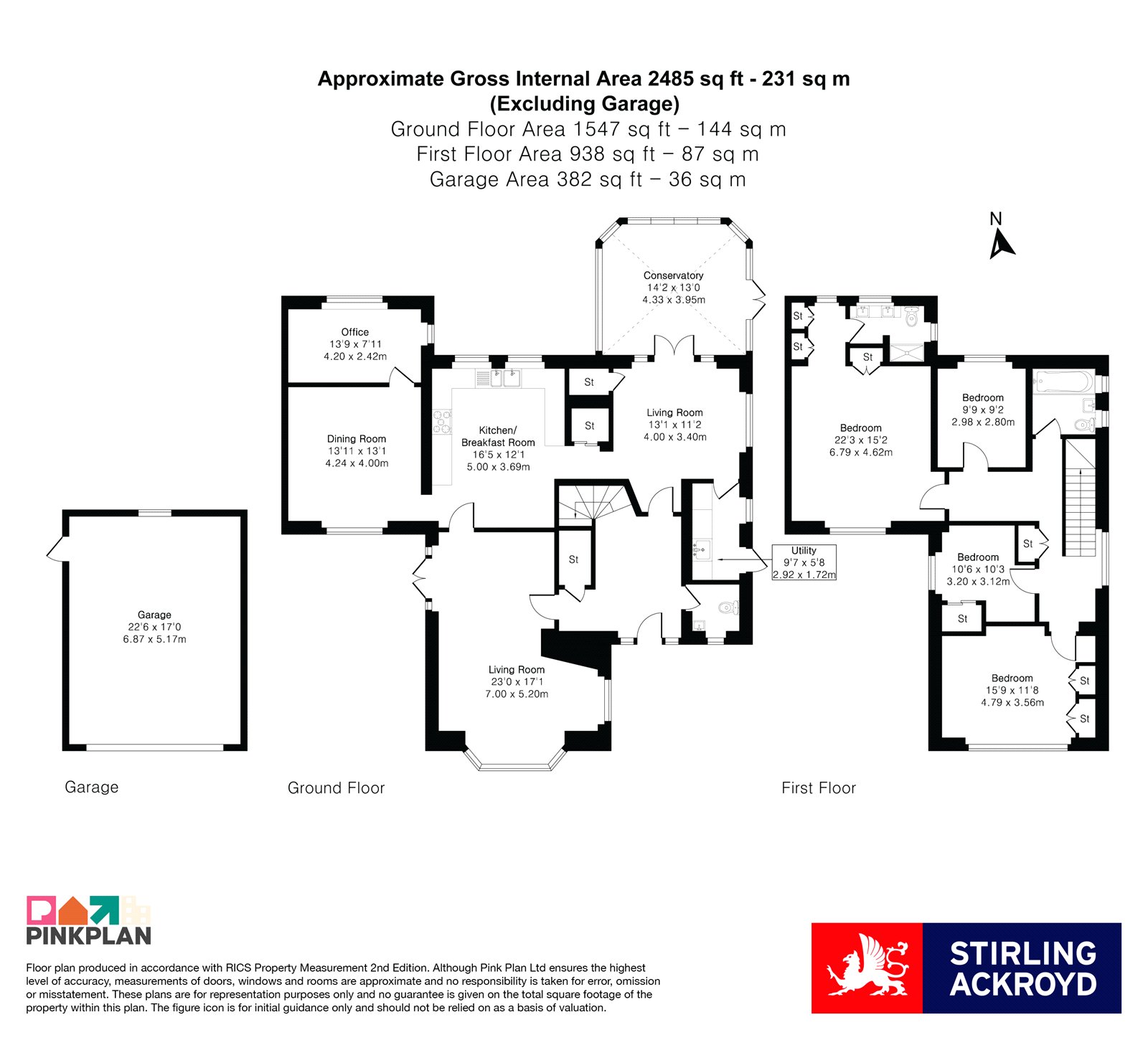 The Wyldes, 14, Clarence Drive, Egham floorplan