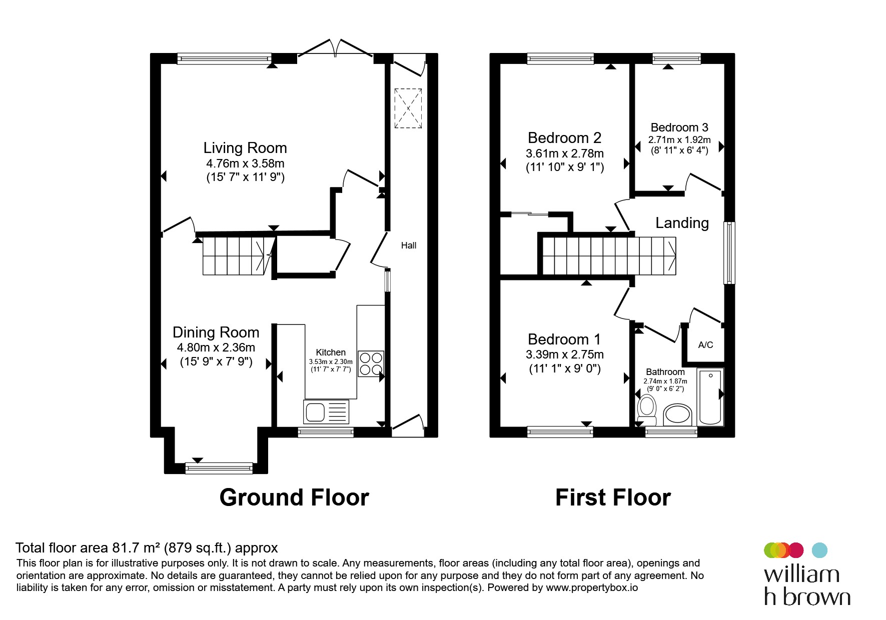 5, Upperfield Close, Rotherham floorplan