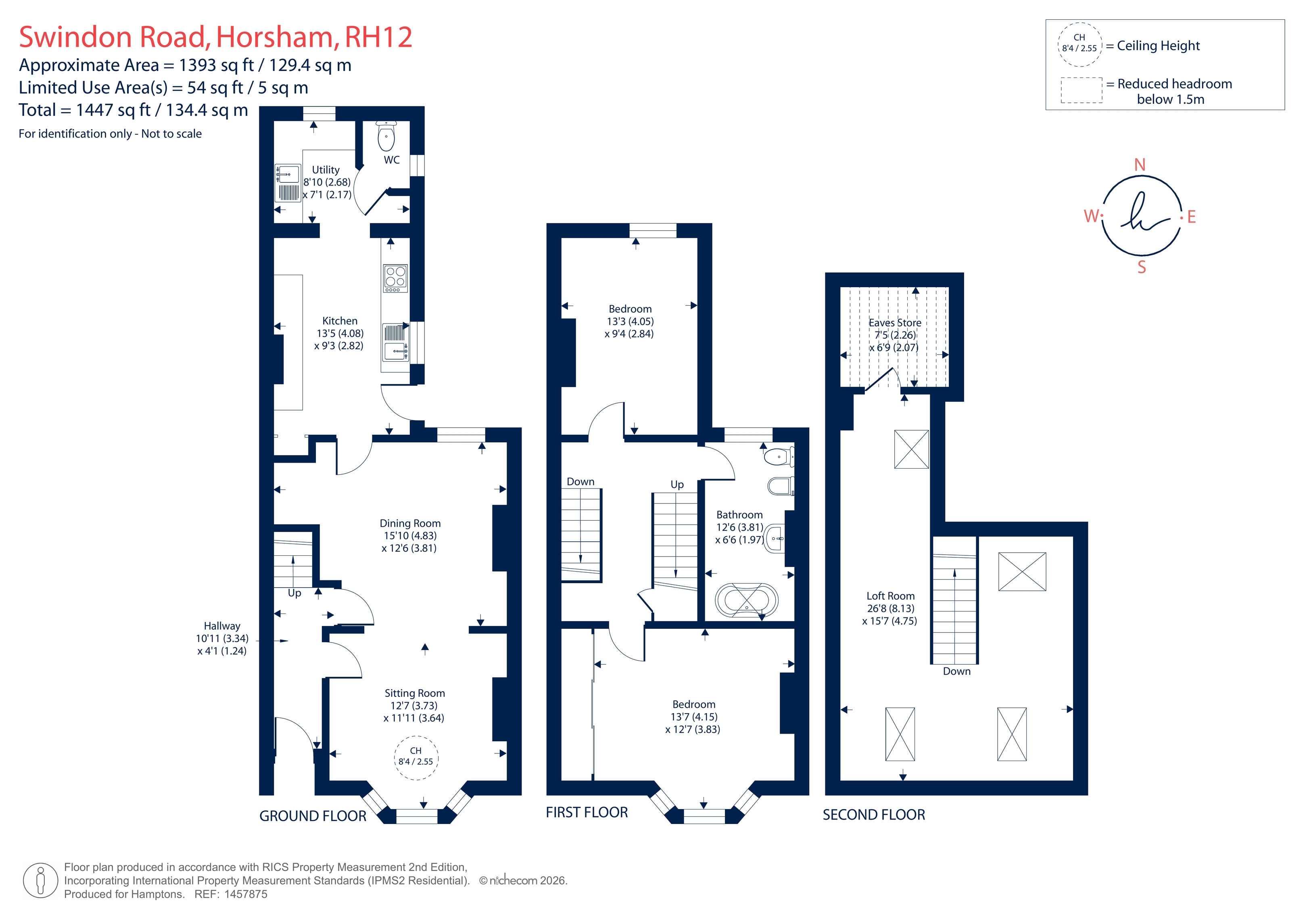24, Swindon Road, Horsham floorplan