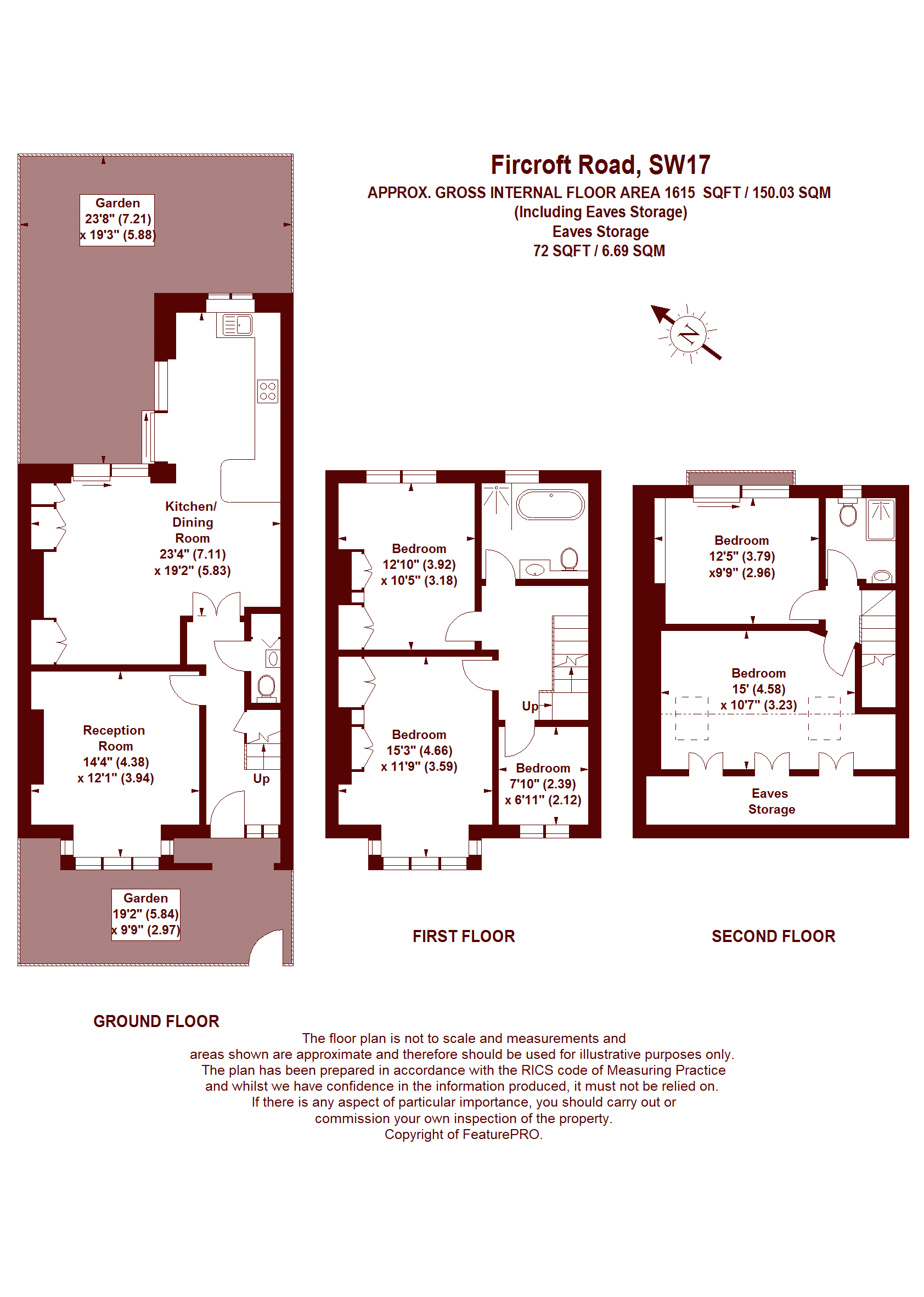 5 Bedrooms Terraced house for sale in Fircroft Road, London SW17