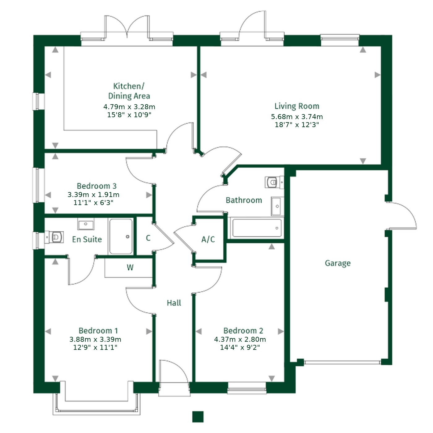 Plot 17, Fordingbridge floorplan