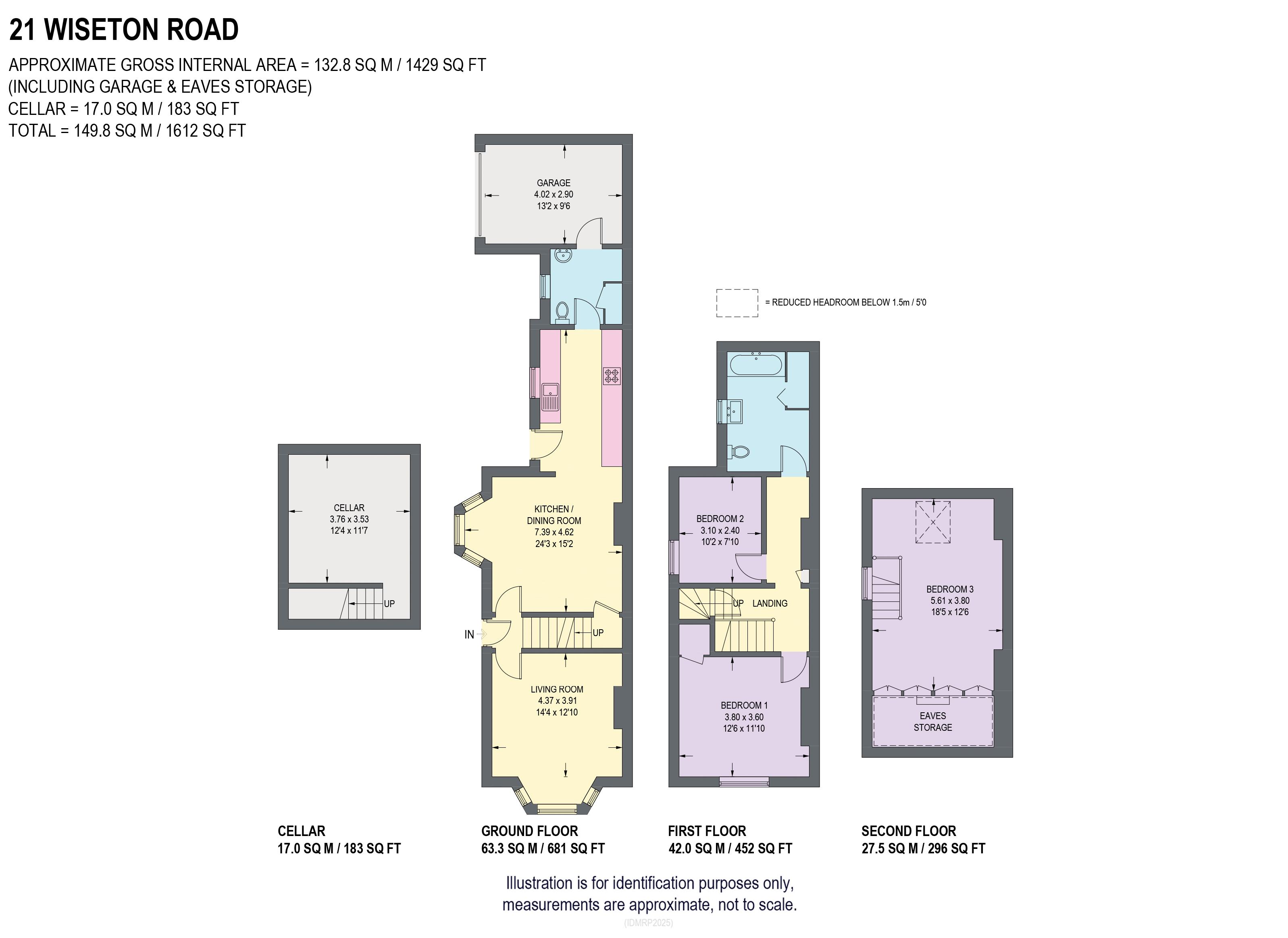 21, Wiseton Road, Sheffield floorplan