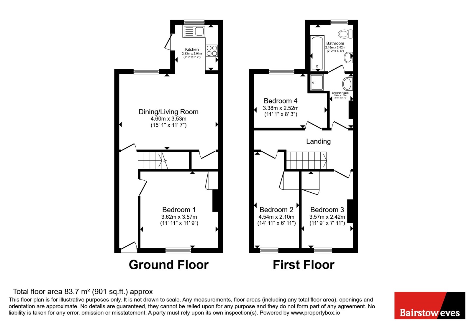 93, Portland Street, Lincolnshire floorplan