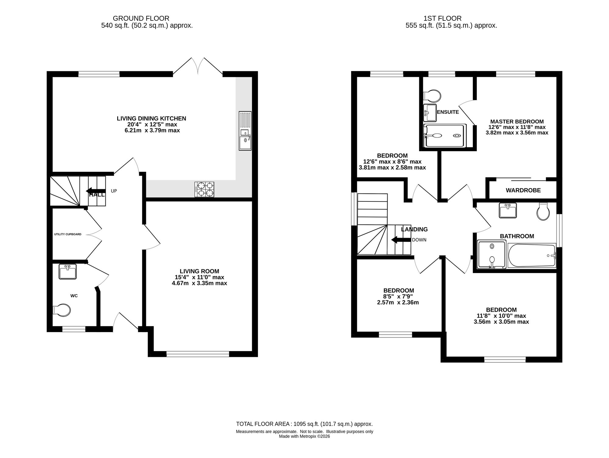 6 Hyacinth Close, Crewe floorplan