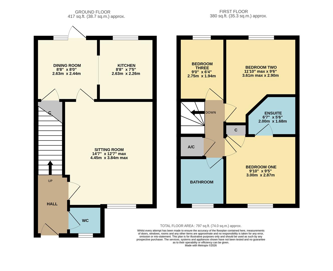 Weavers Close, Chippenham floorplan