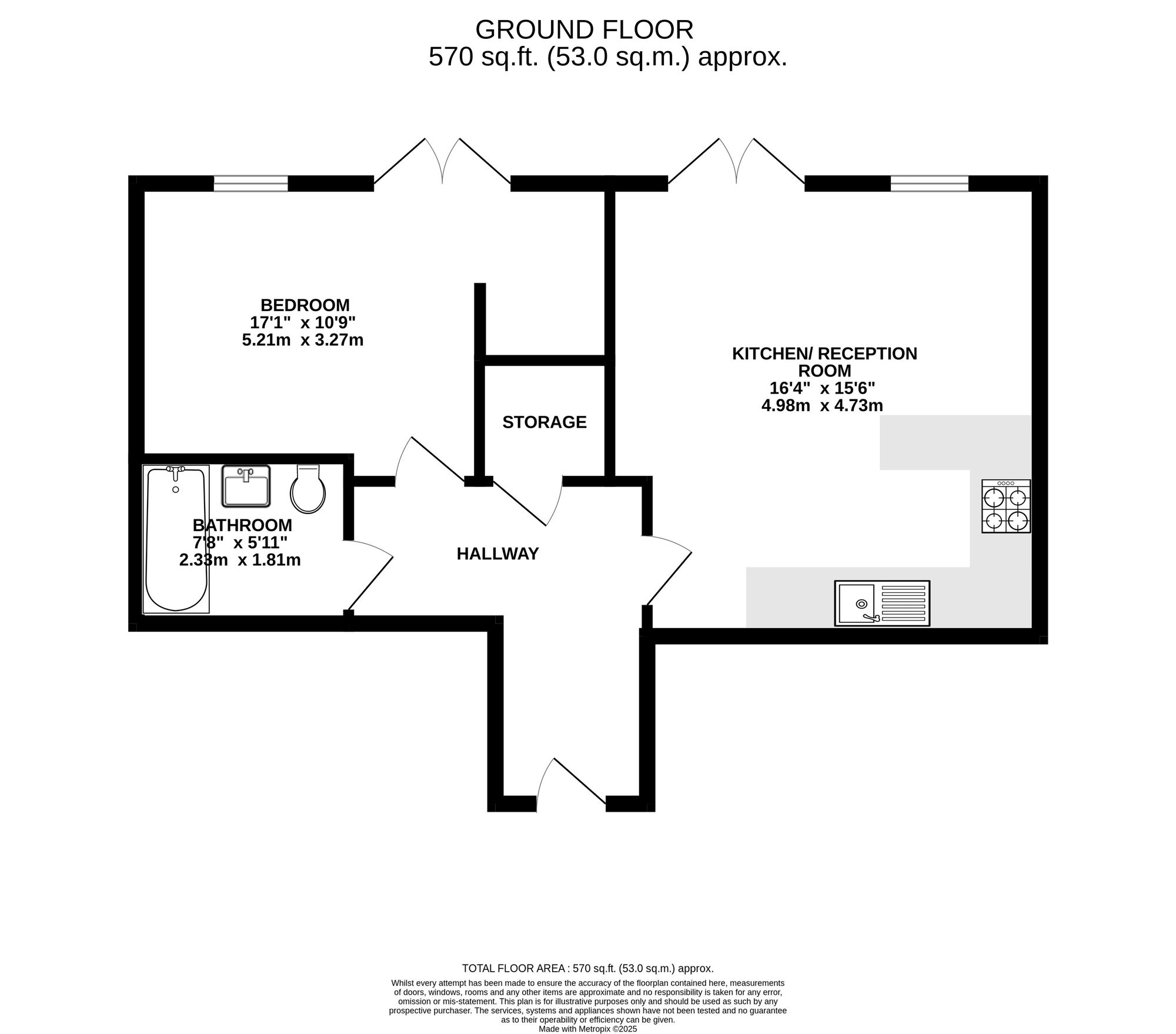 Flat 2 25 The Grove, Coulsdon, Coulsdon floorplan