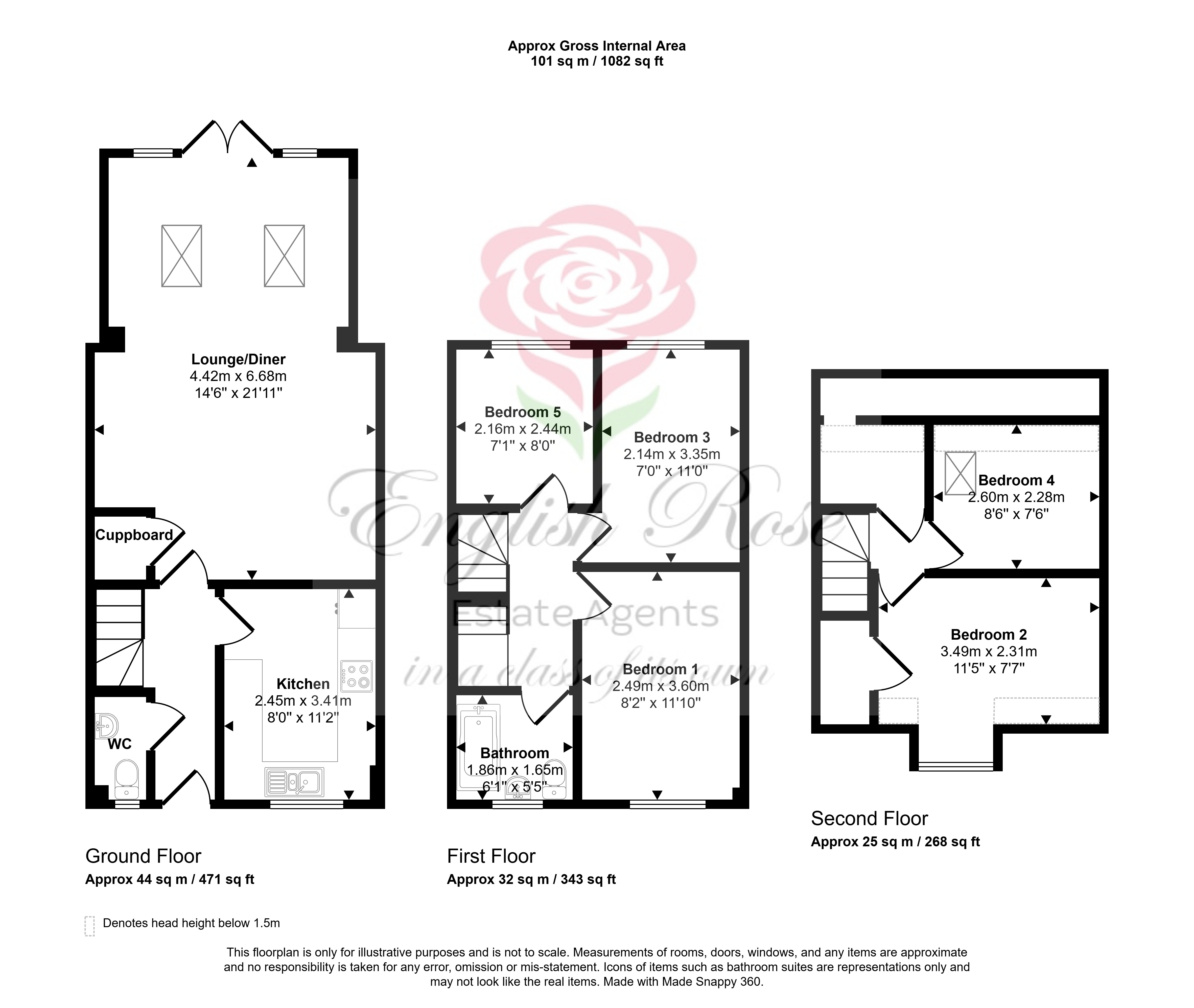 119, Derby Road, Kirkby In AShfield floorplan