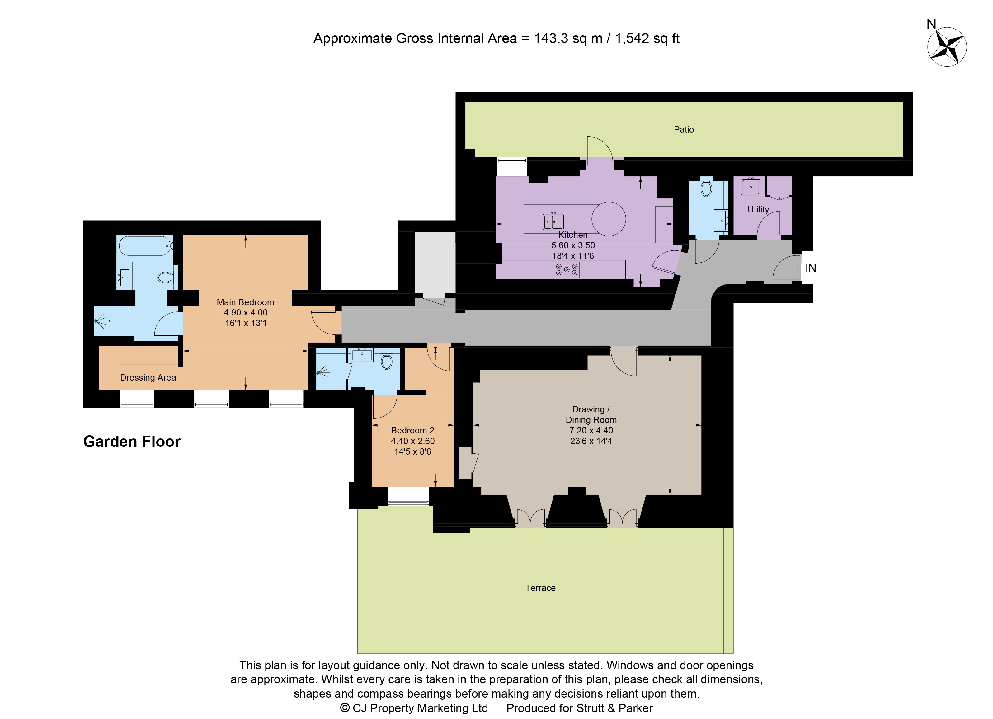 2 Harefield Place House floorplan