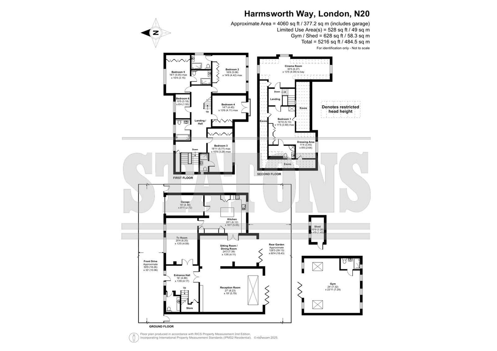 21, Harmsworth Way, London floorplan