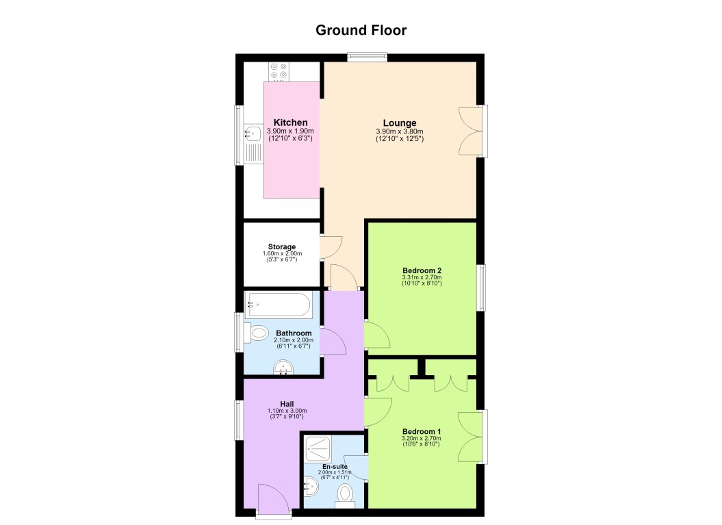 74, Rothbart Way, Peterborough floorplan