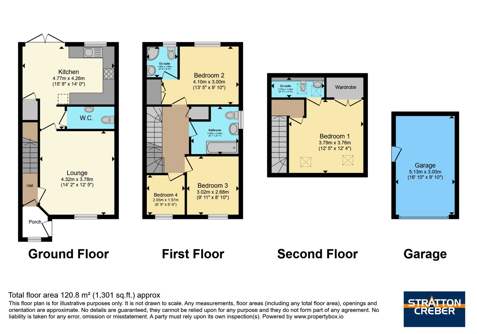 4 Martha Villas,, Hillside Road, Redruth floorplan