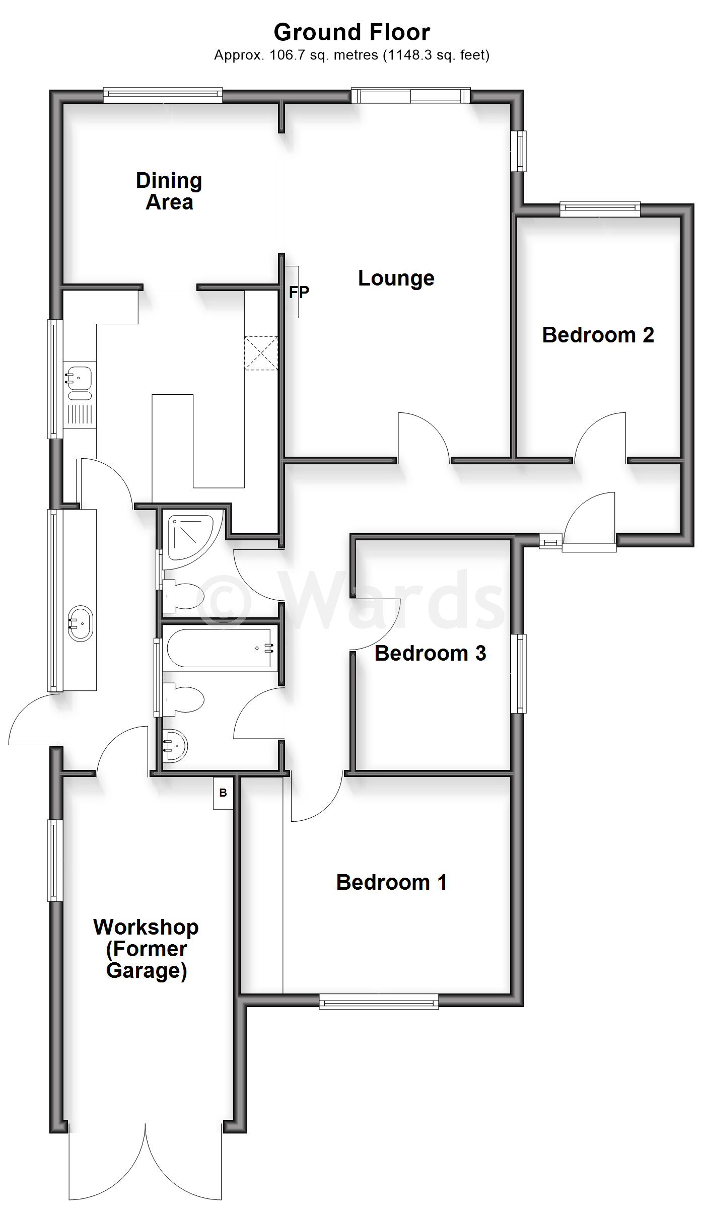 74, Adie Road, Greatstone floorplan