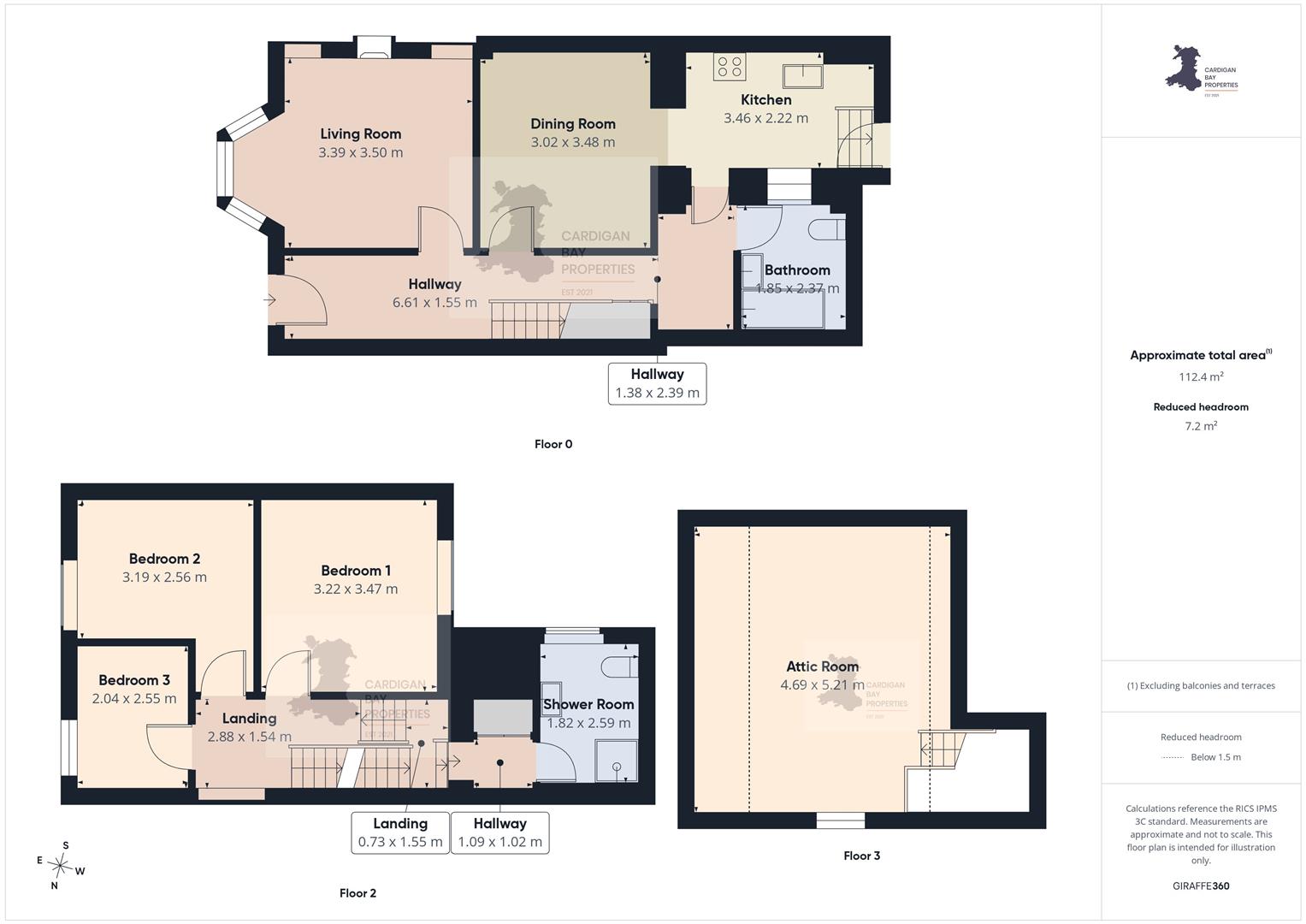 High Street, New Quay floorplan