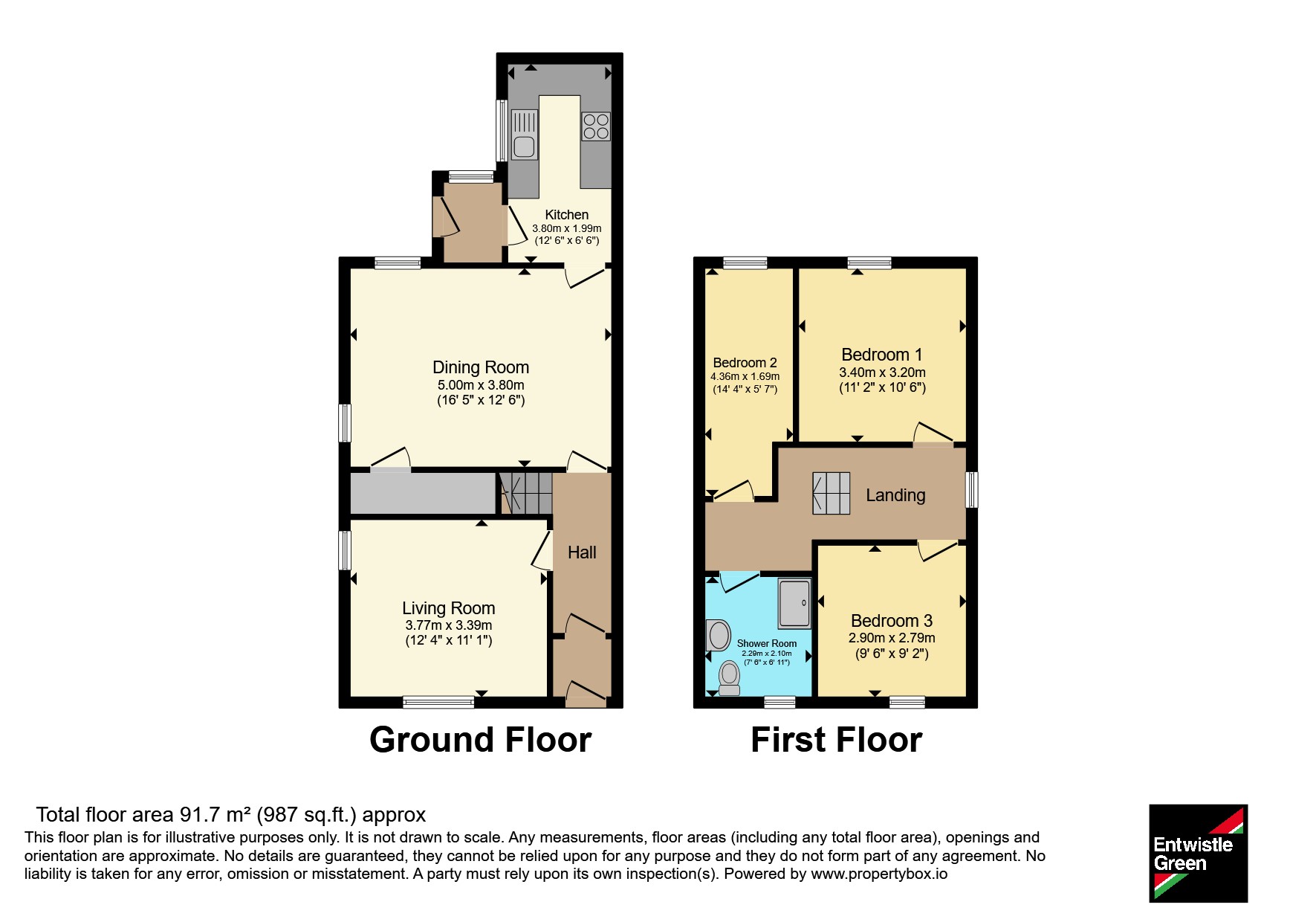 14, Colne Road, Colne floorplan