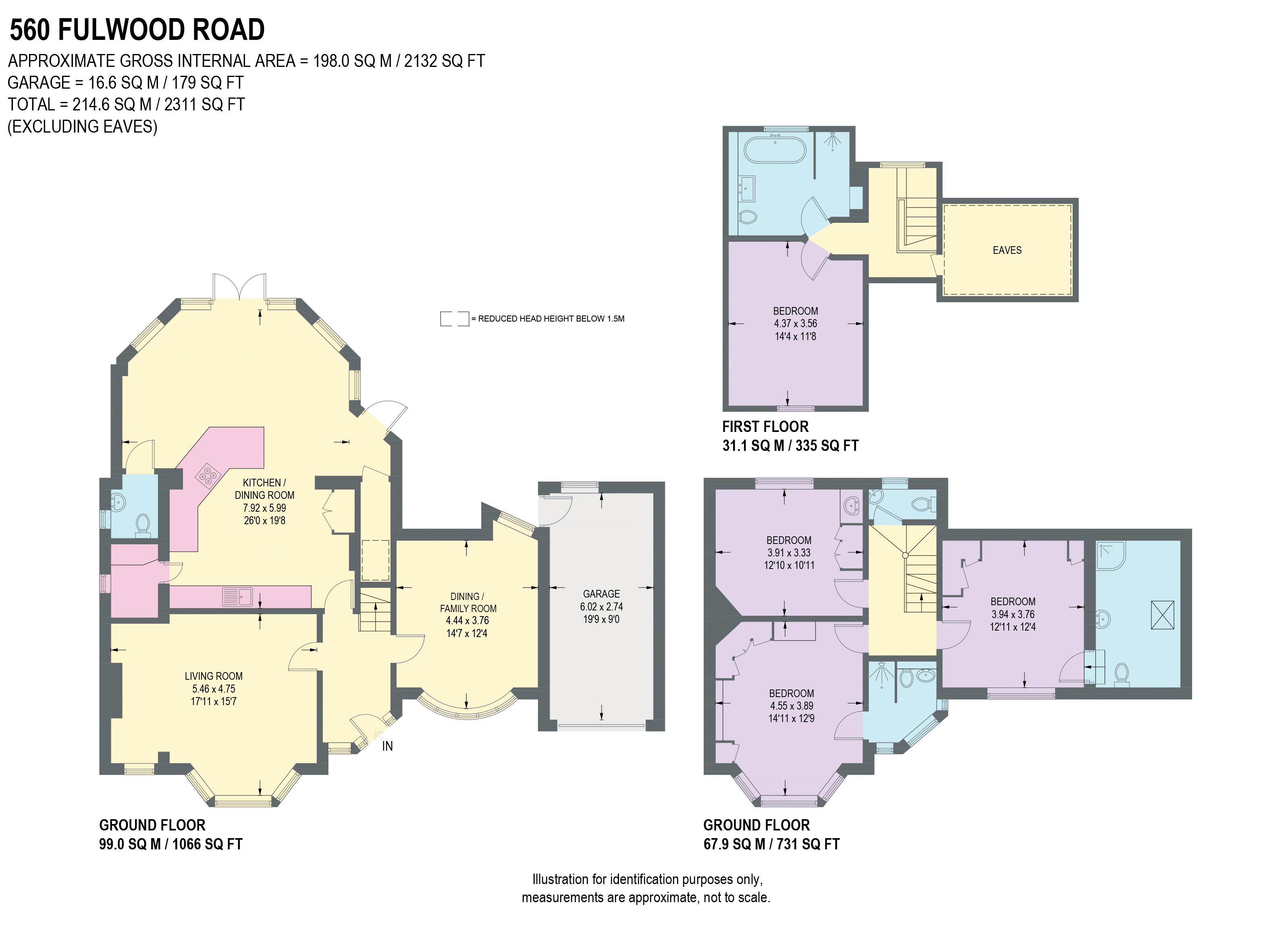 560, Fulwood Road, Sheffield floorplan