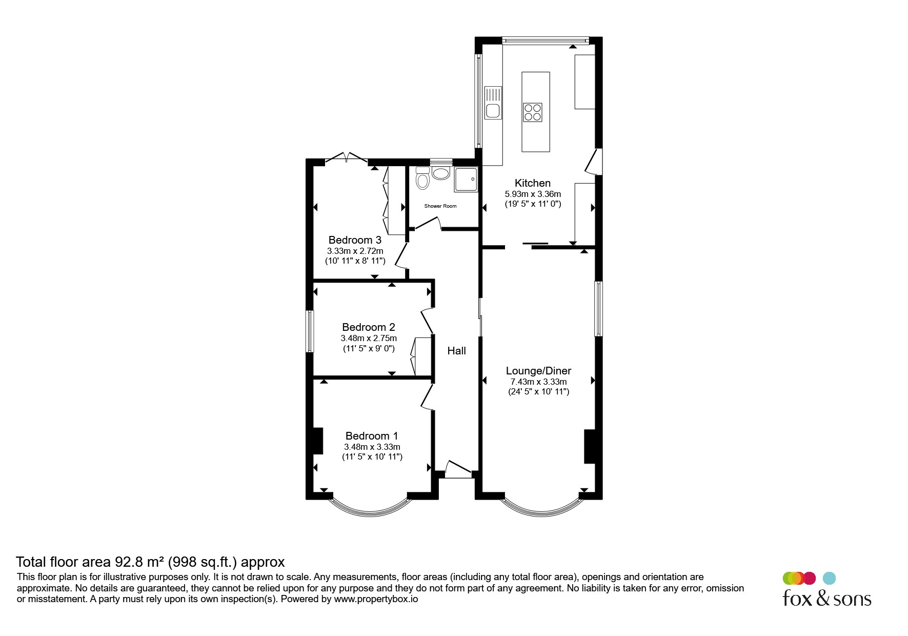 38, Cowper Road, Southampton floorplan