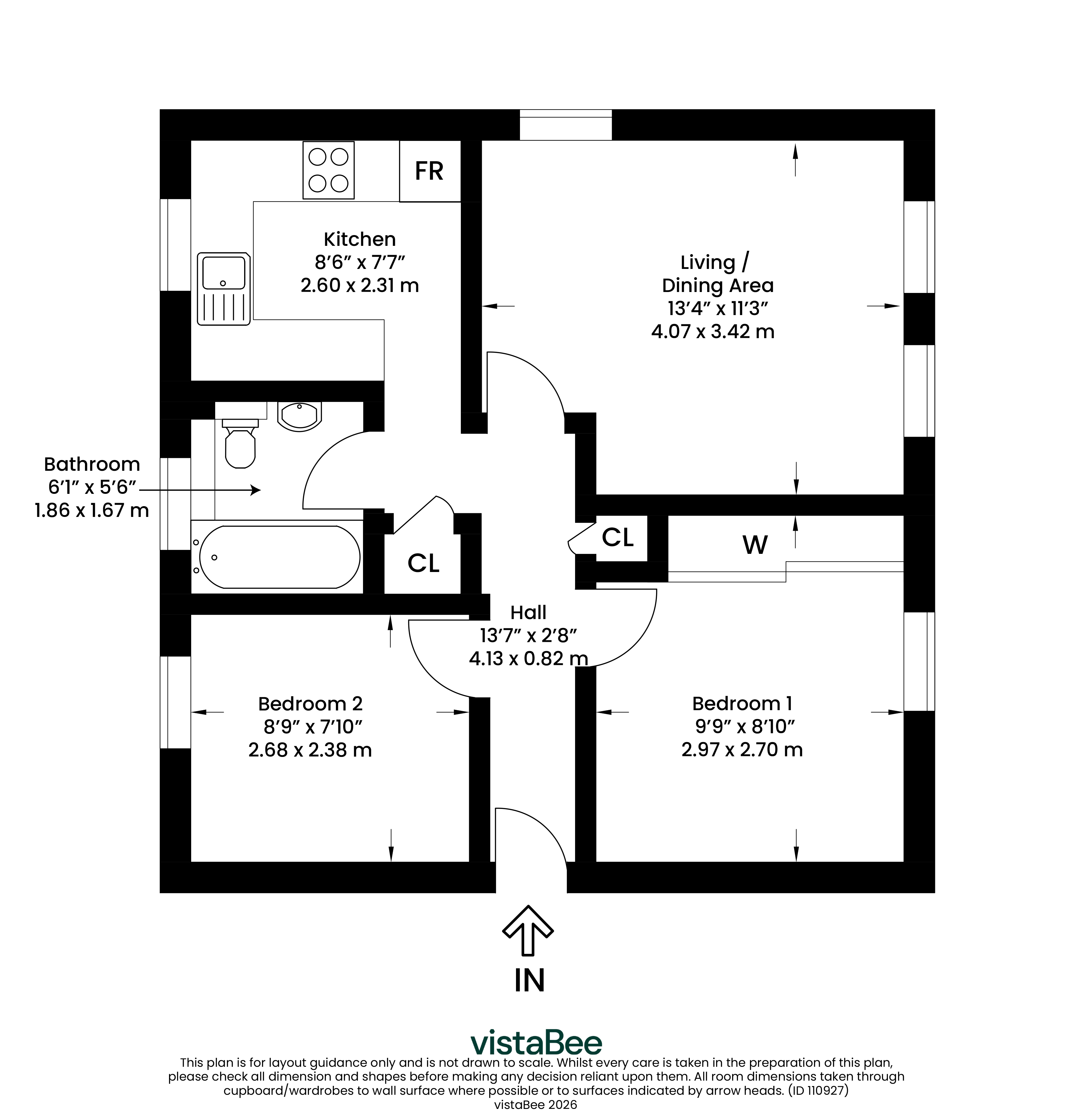 0/1, 41, Fairways View, Clydebank floorplan