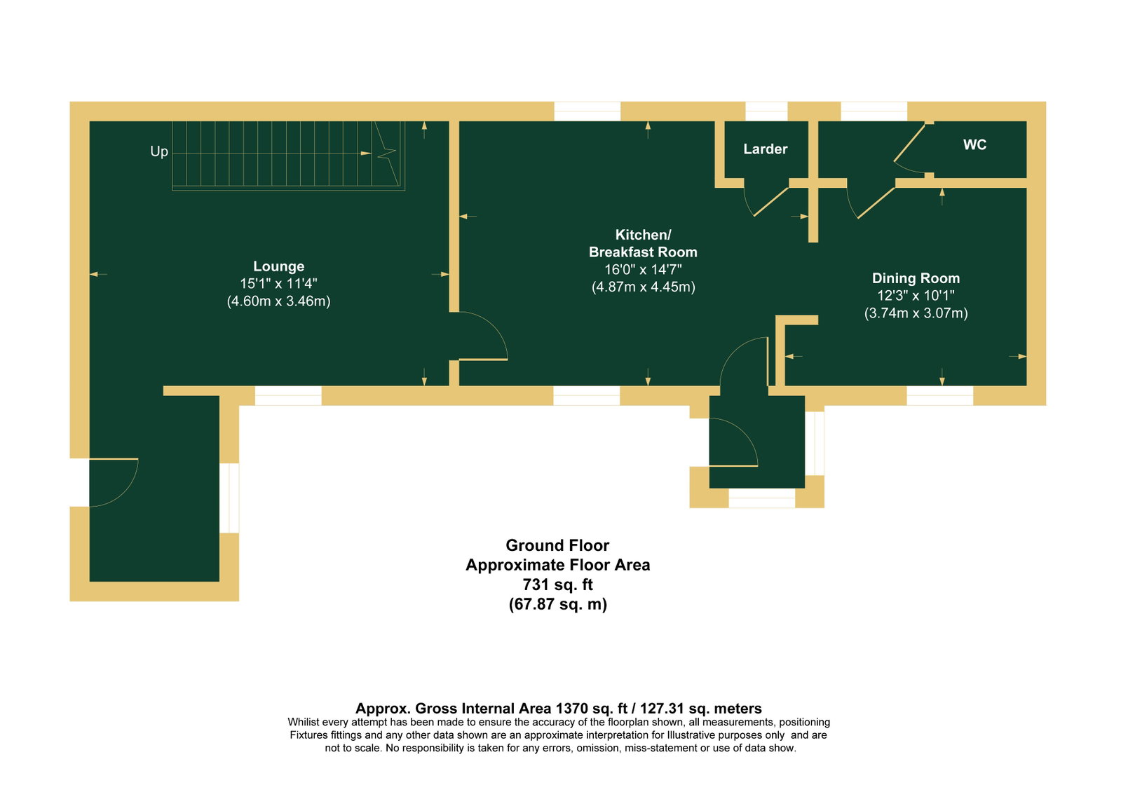 Harford, Barnstaple floorplan