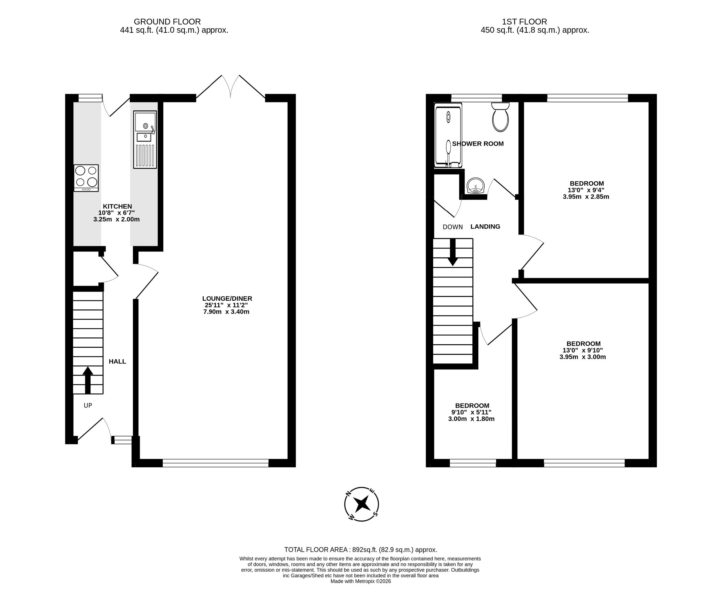 11 Coombe Park, Saltash floorplan