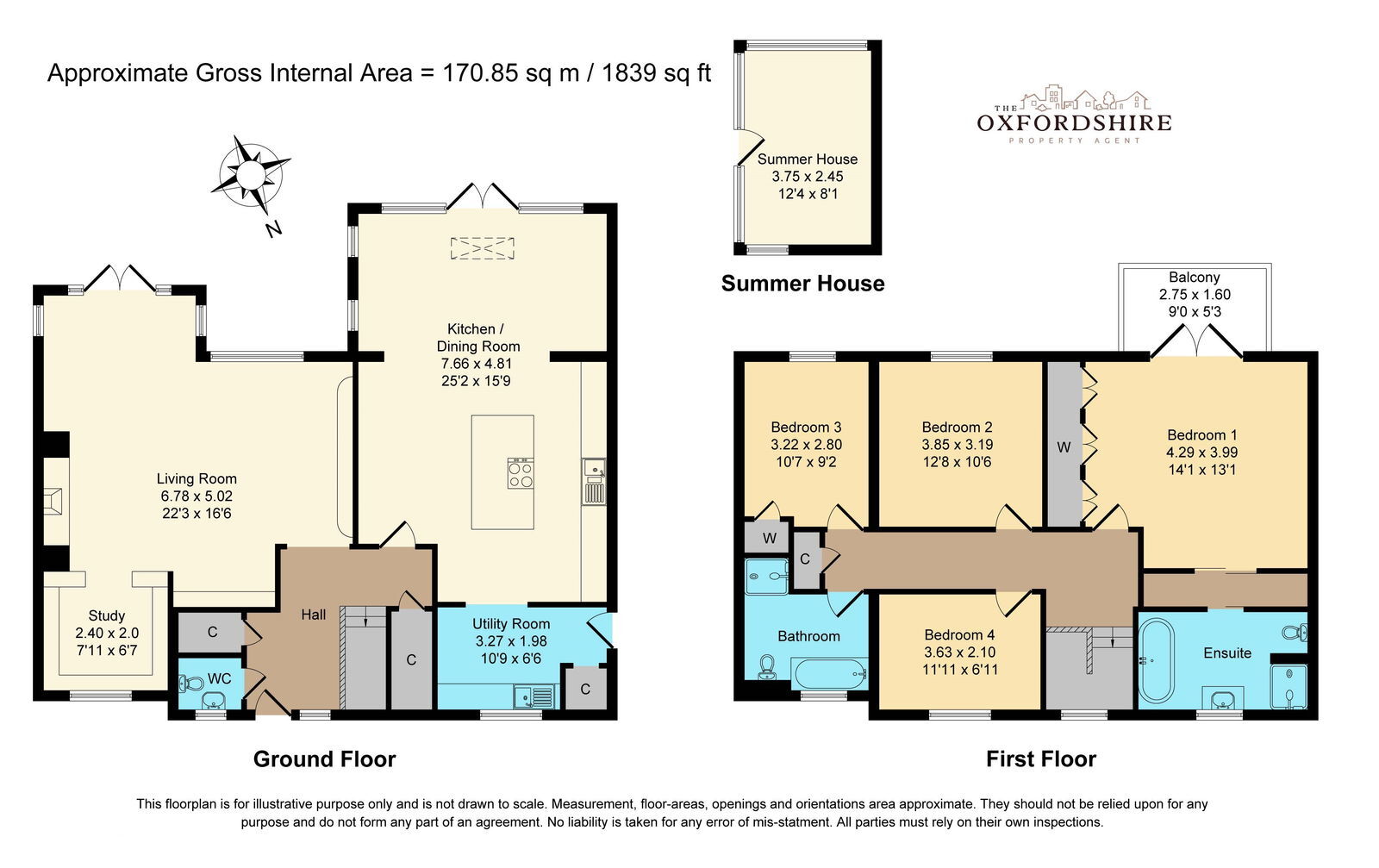 32, Rack End, Witney floorplan