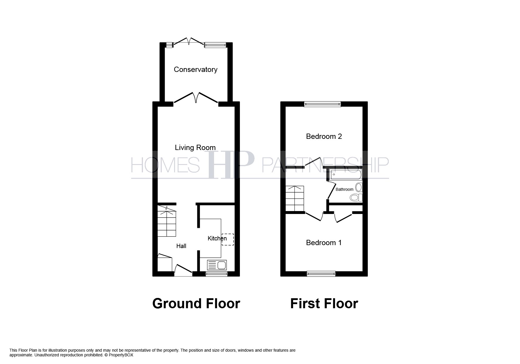 2 Bedrooms Terraced house for sale in Horseshoe Close, Worth, Crawley RH10