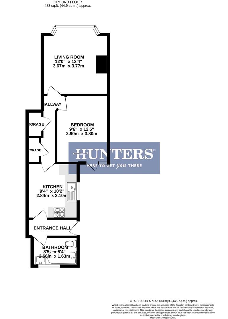 Ground Floor Flat, 28, Winchester Road, Bristol floorplan