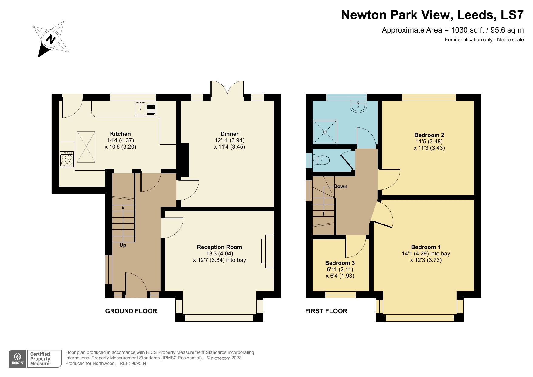 Newton Park View, Potternewton, Leeds LS7, 3 bedroom semidetached house for sale 64489676