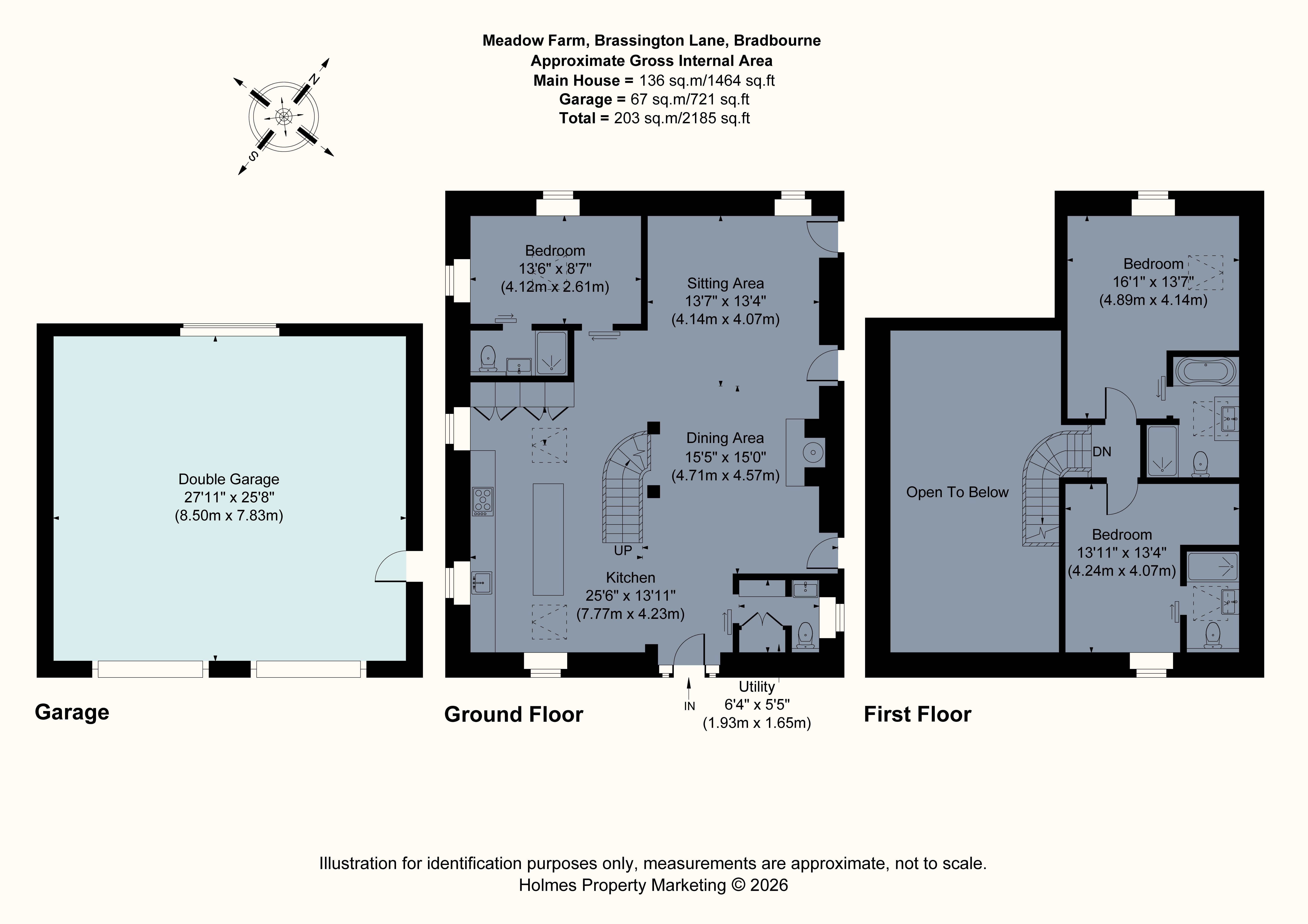 Meadow Farm,, Brassington Lane, Ashbourne floorplan