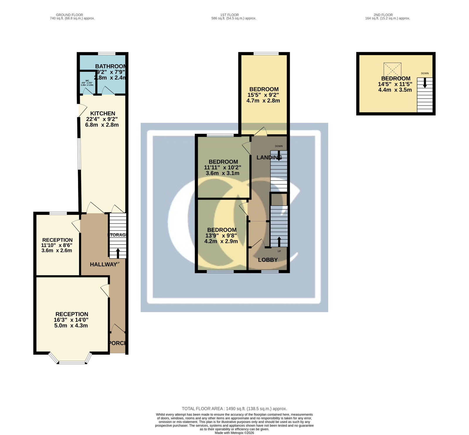 207, Stoney Stanton Road, Coventry floorplan