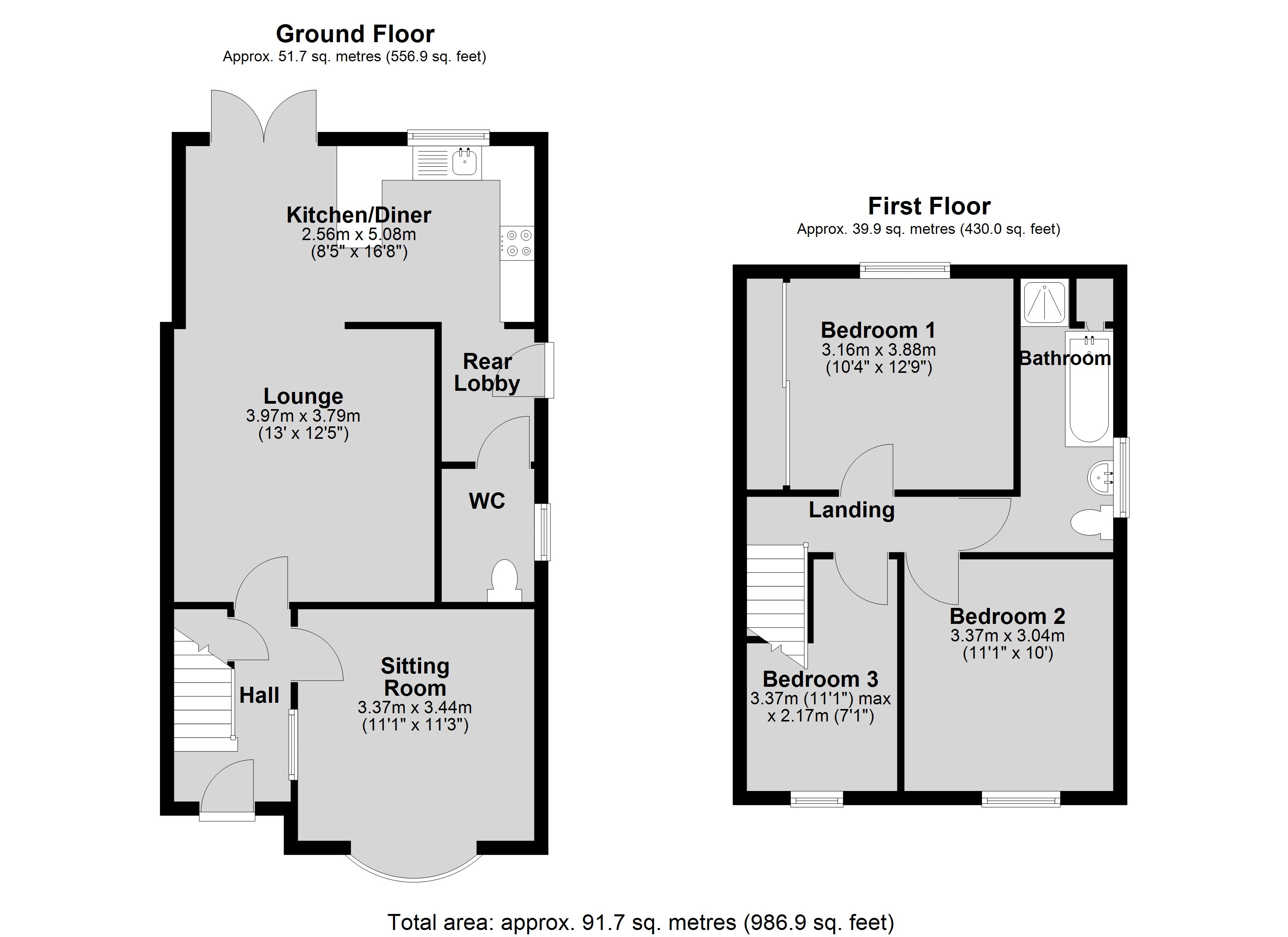 31, Bristol Drive, Lincoln floorplan