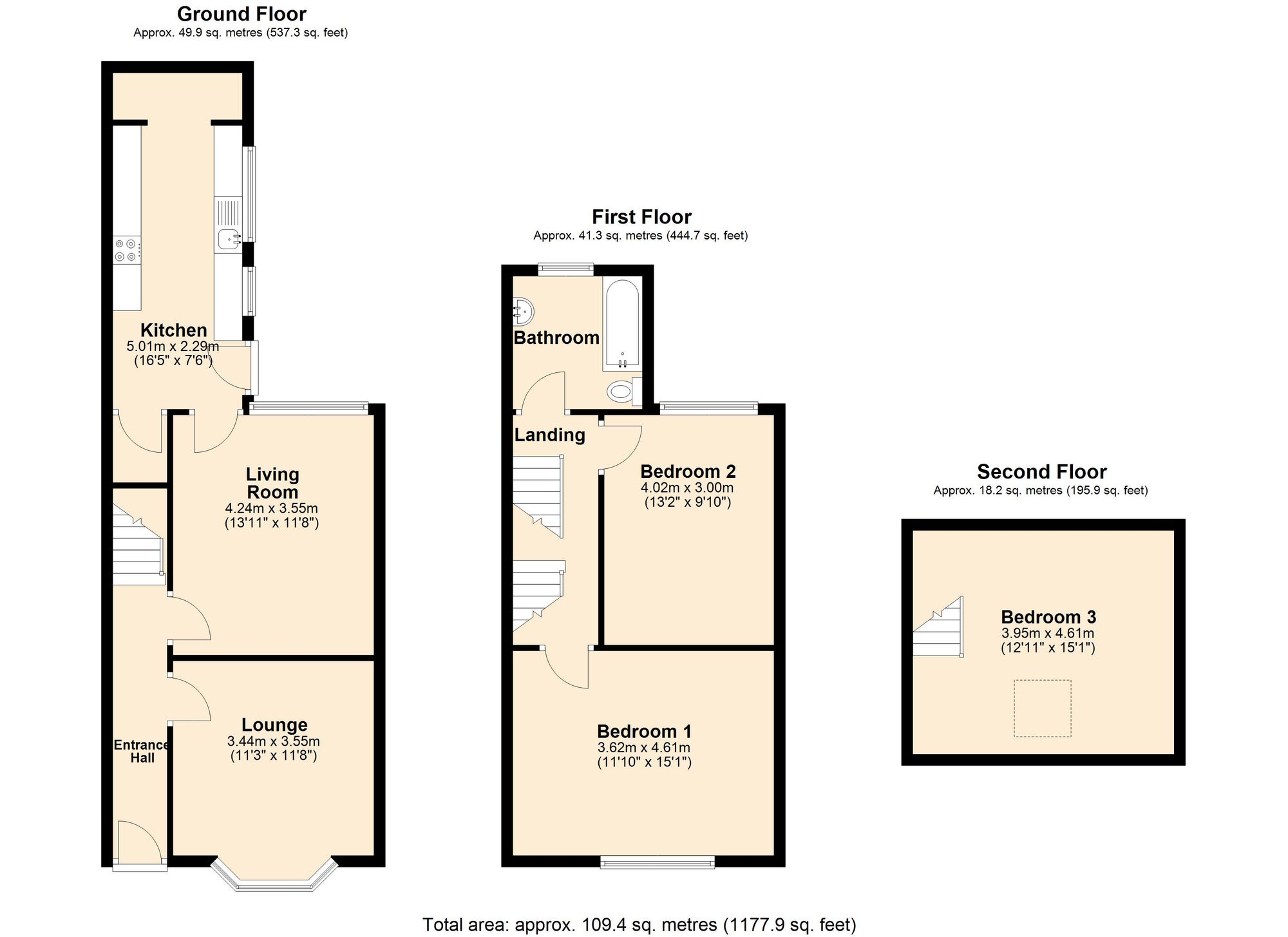 2 Lower West Avenue, Barnoldswick floorplan