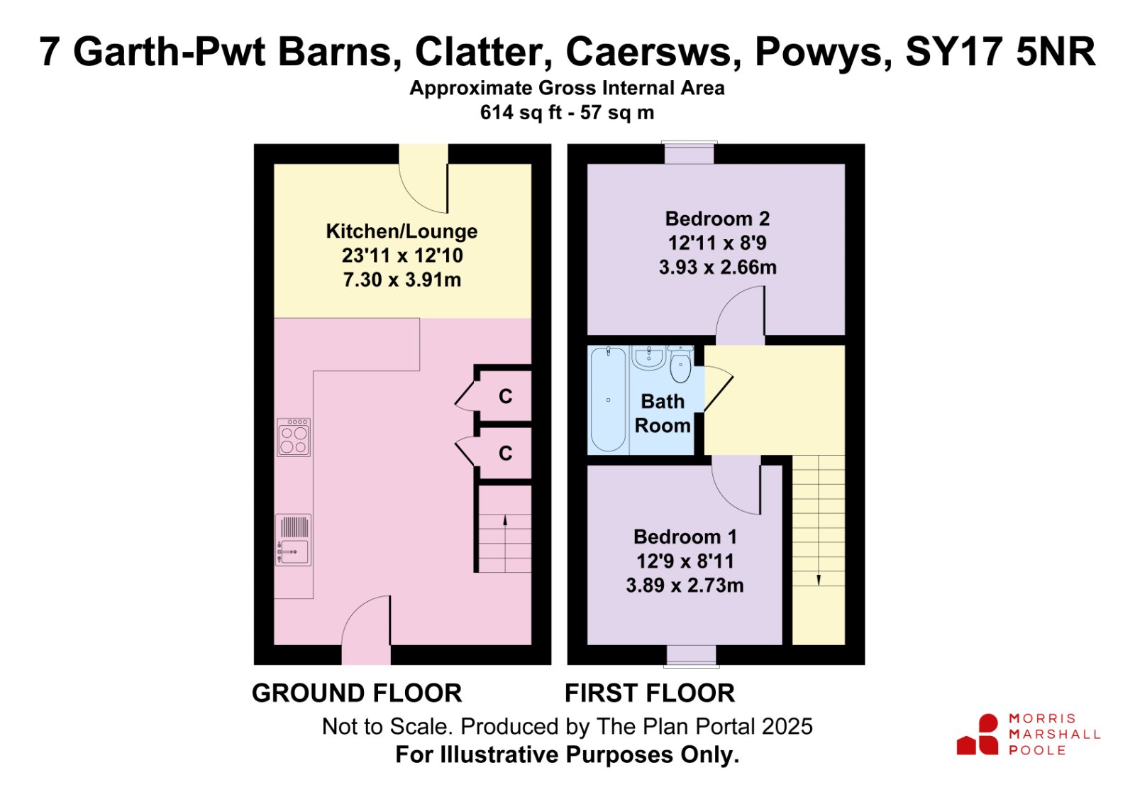 Barn 7 Garth-Pwt,, Clatter, Powys floorplan