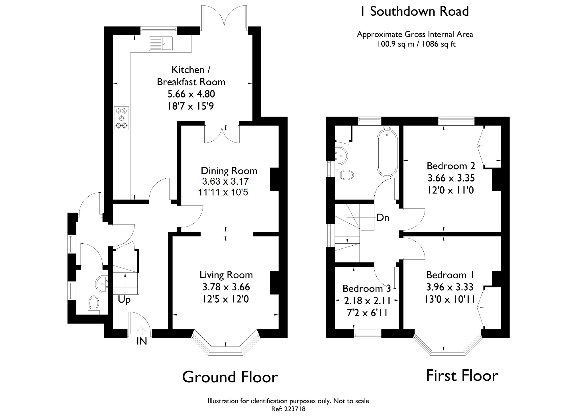 3 Bedrooms Semi-detached house for sale in Southdown Road, Benham Hill, Thatcham, Berkshire RG19