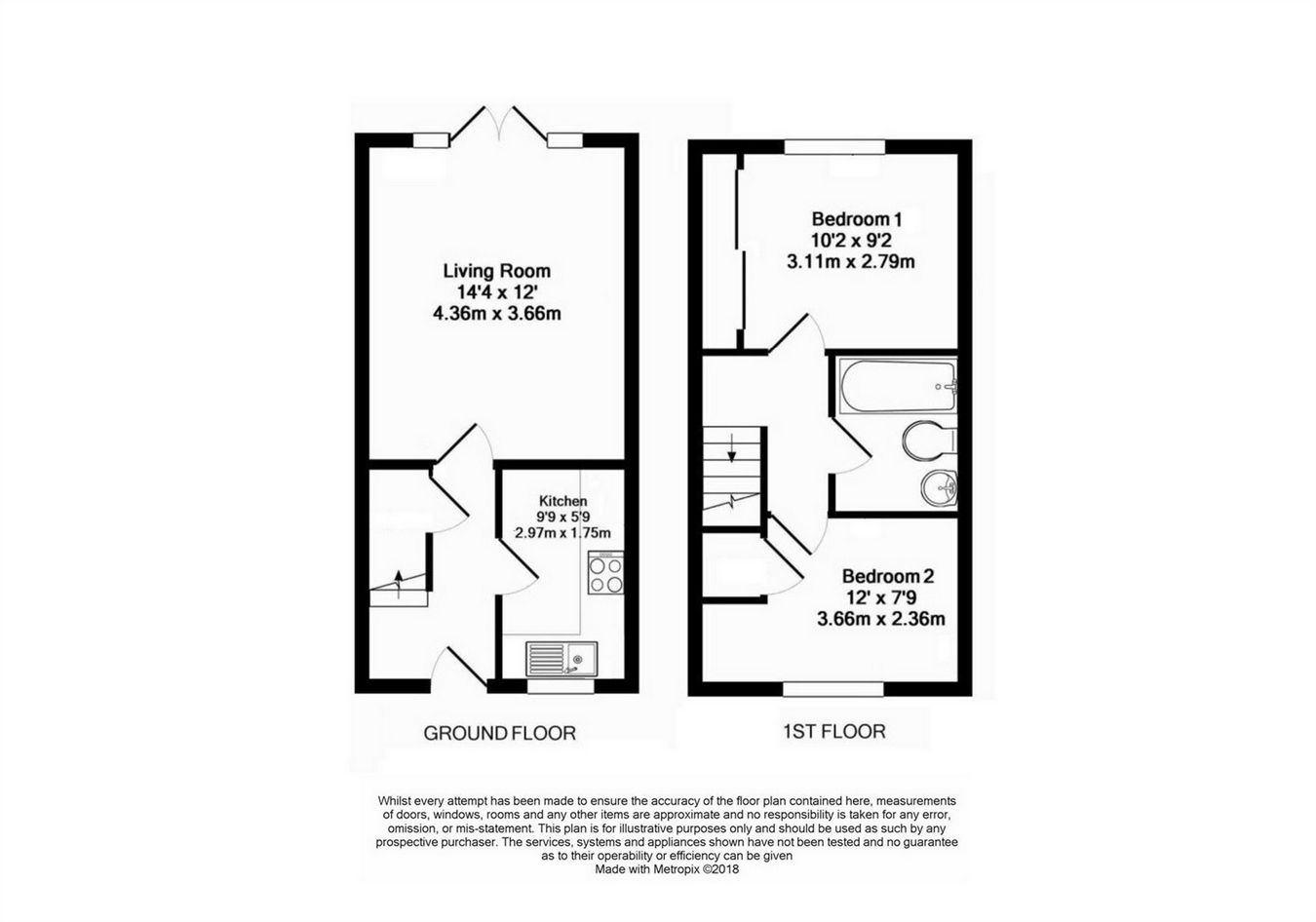 2 Bedrooms Terraced house for sale in Sepen Meade, Church Crookham, Fleet GU52