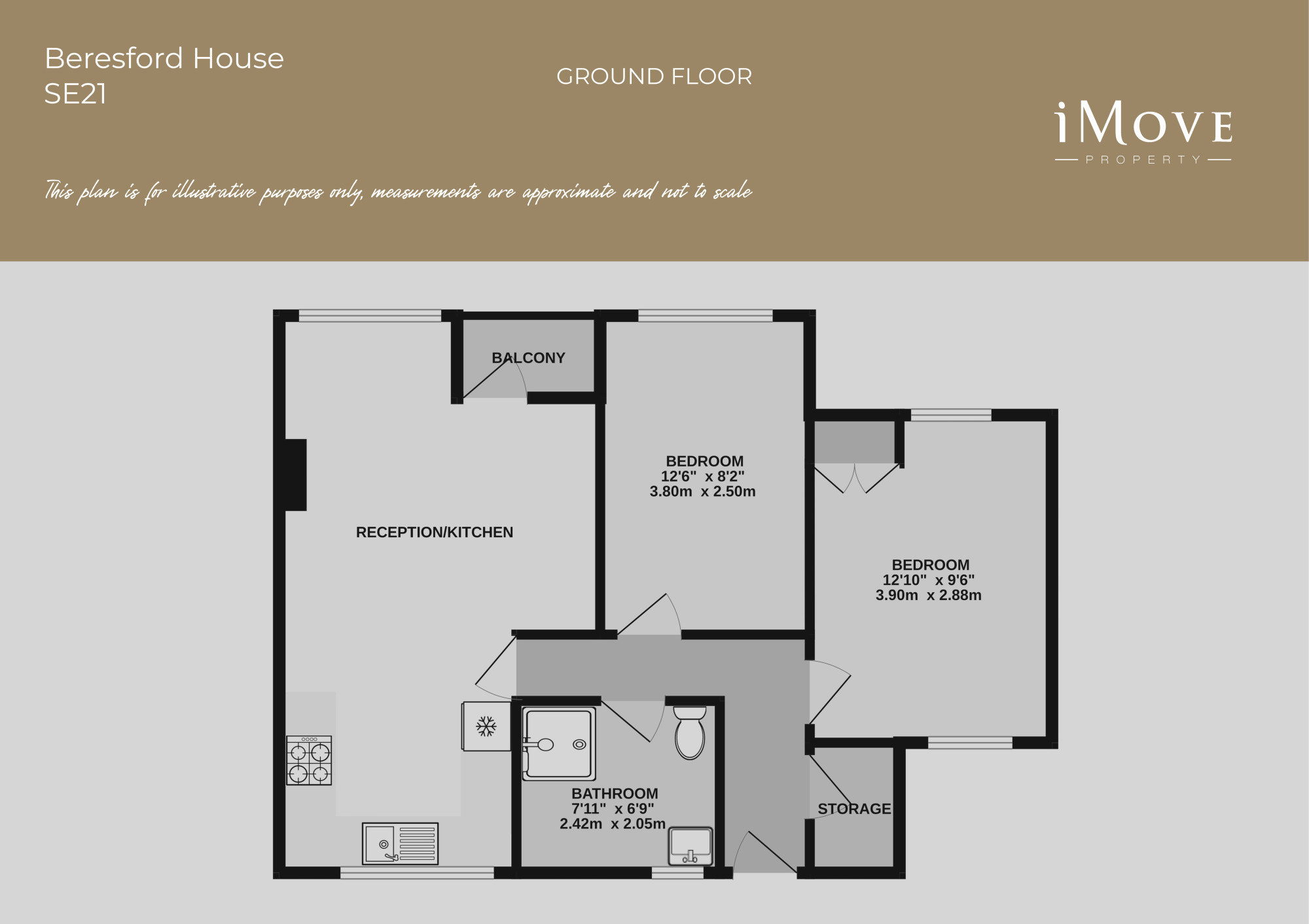 Flat 6 Beresford House,, Kingswood Estate, London floorplan