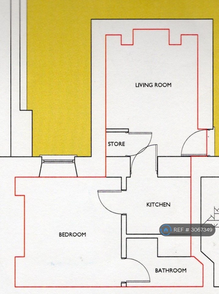 Flat, Dinorwic Villa Port Terrace, Y Felinheli floorplan