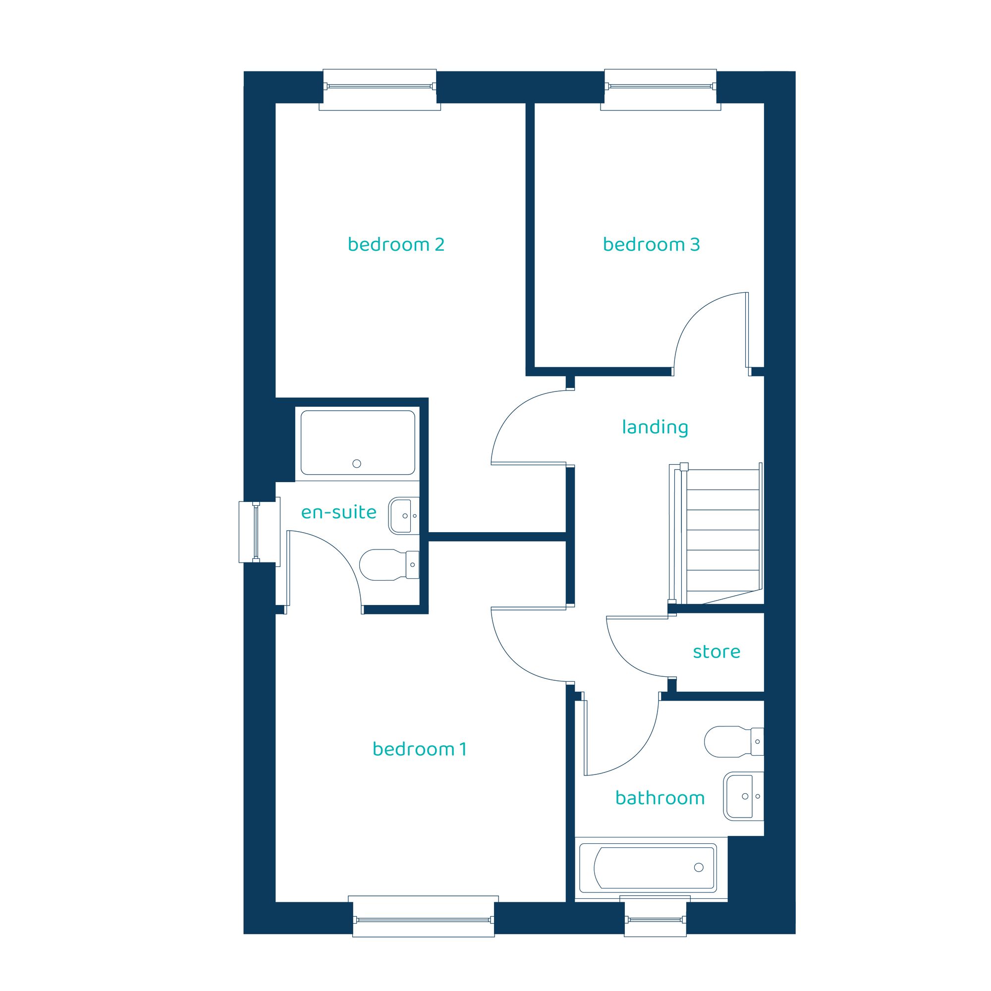 35 Curtiss Drive, Warrington floorplan